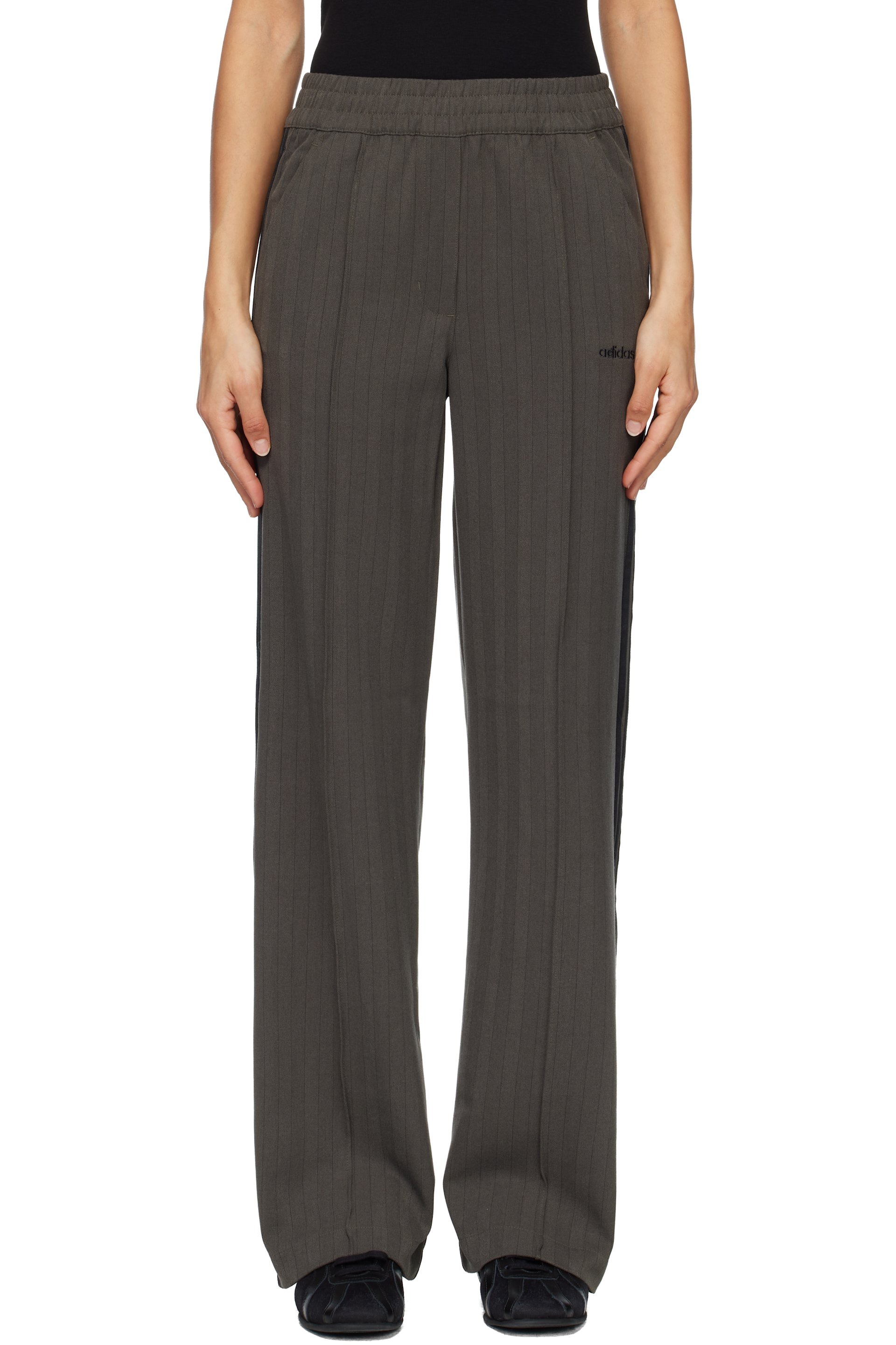 adidas Originals - Pantalon de détente façon tailleur kaki