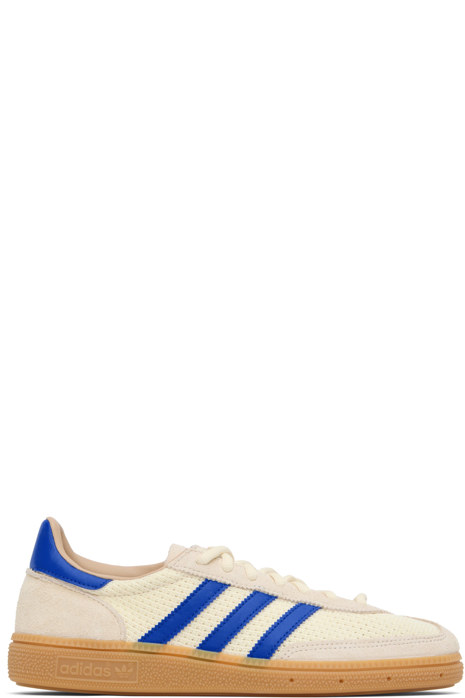 adidas Originals - Beige & Blue Handball Spezial Sneakers