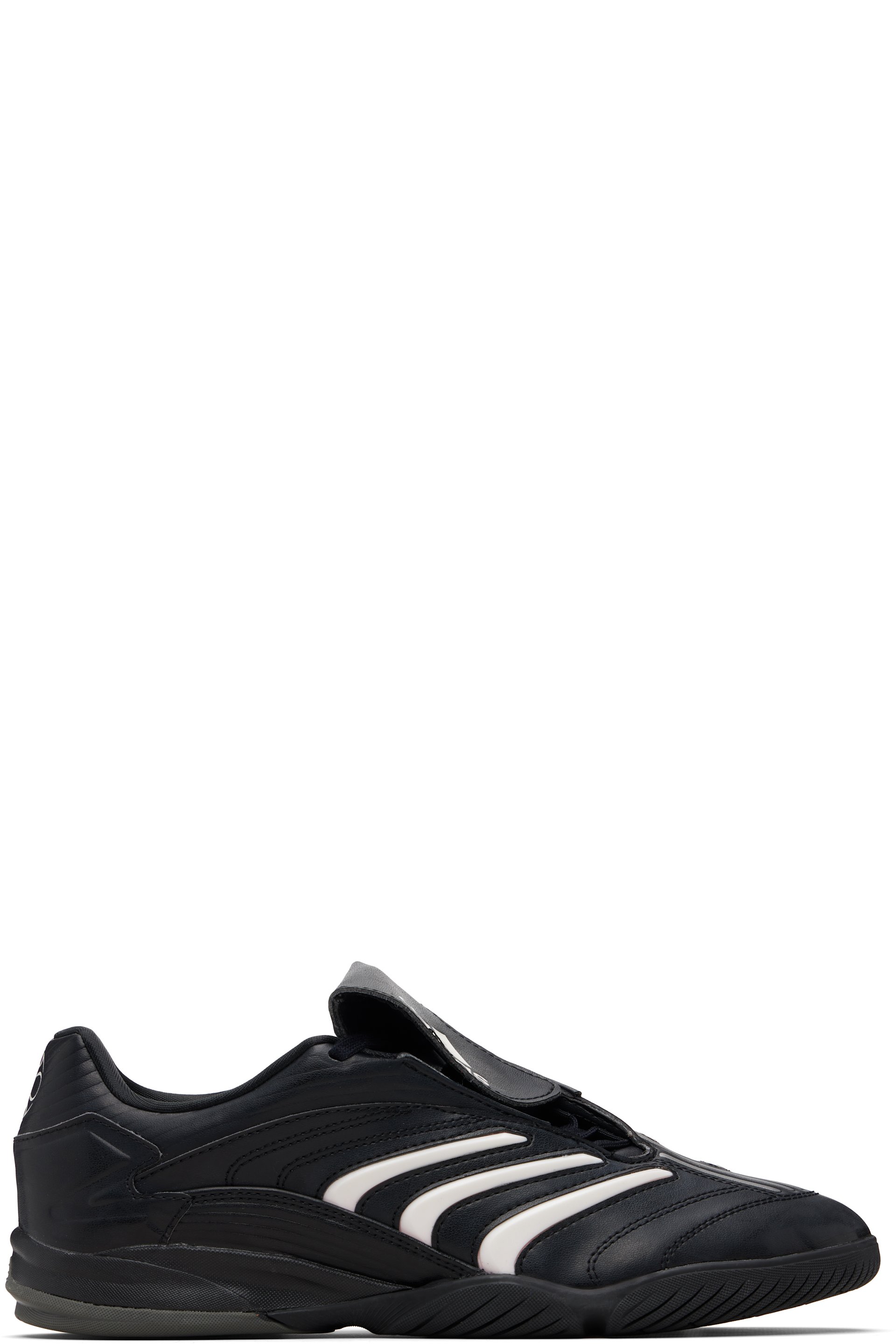 adidas Originals - Black Faux-Leather Predator Sala Sneakers