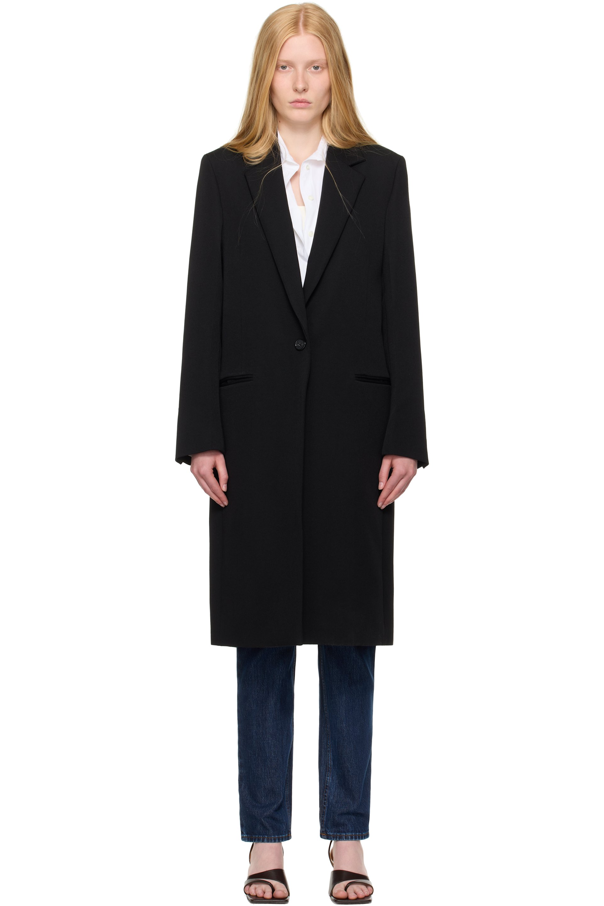 TOTEME - Manteau façon tailleur noir