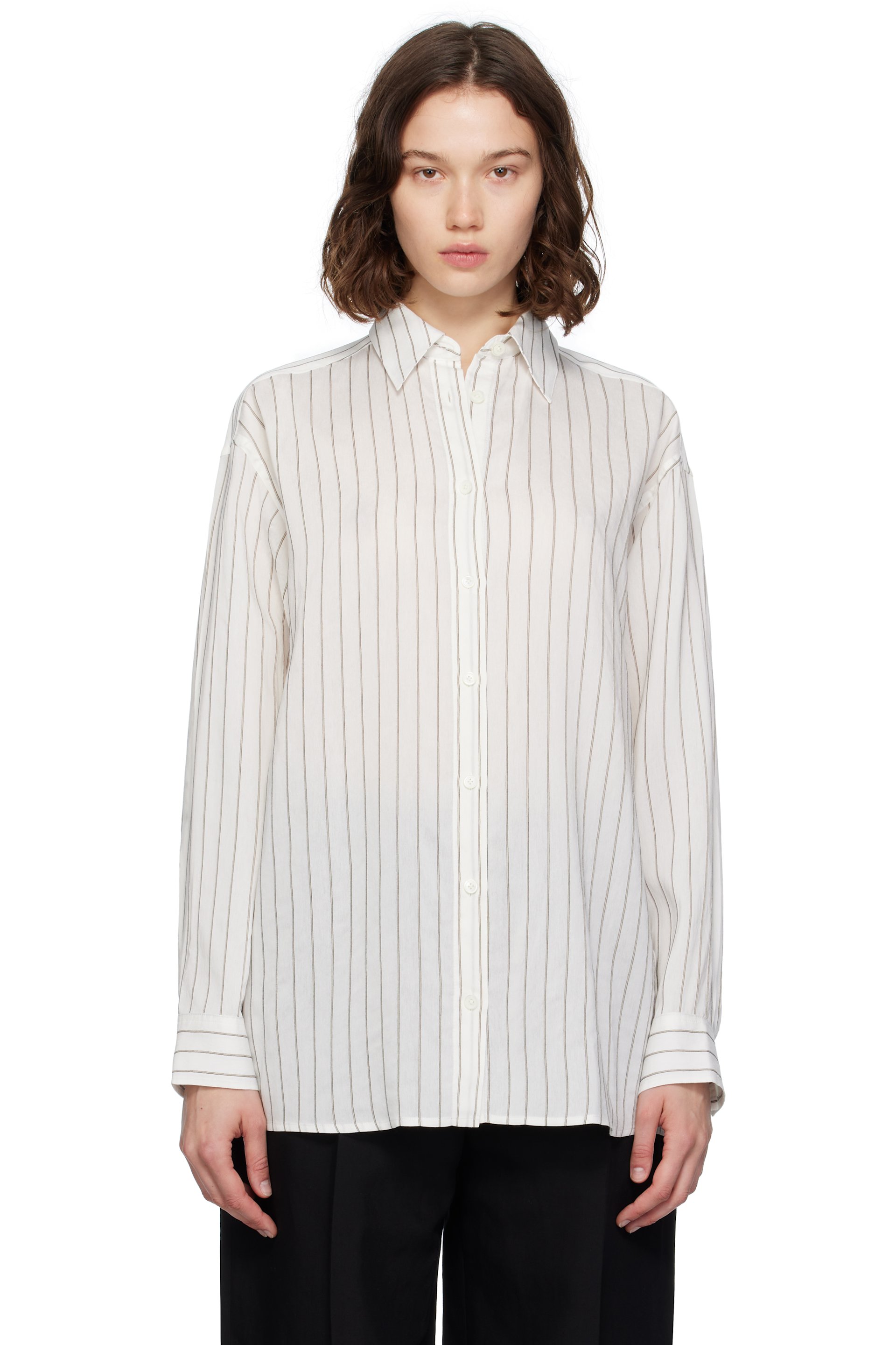 TOTEME - Chemise blanche à rayures