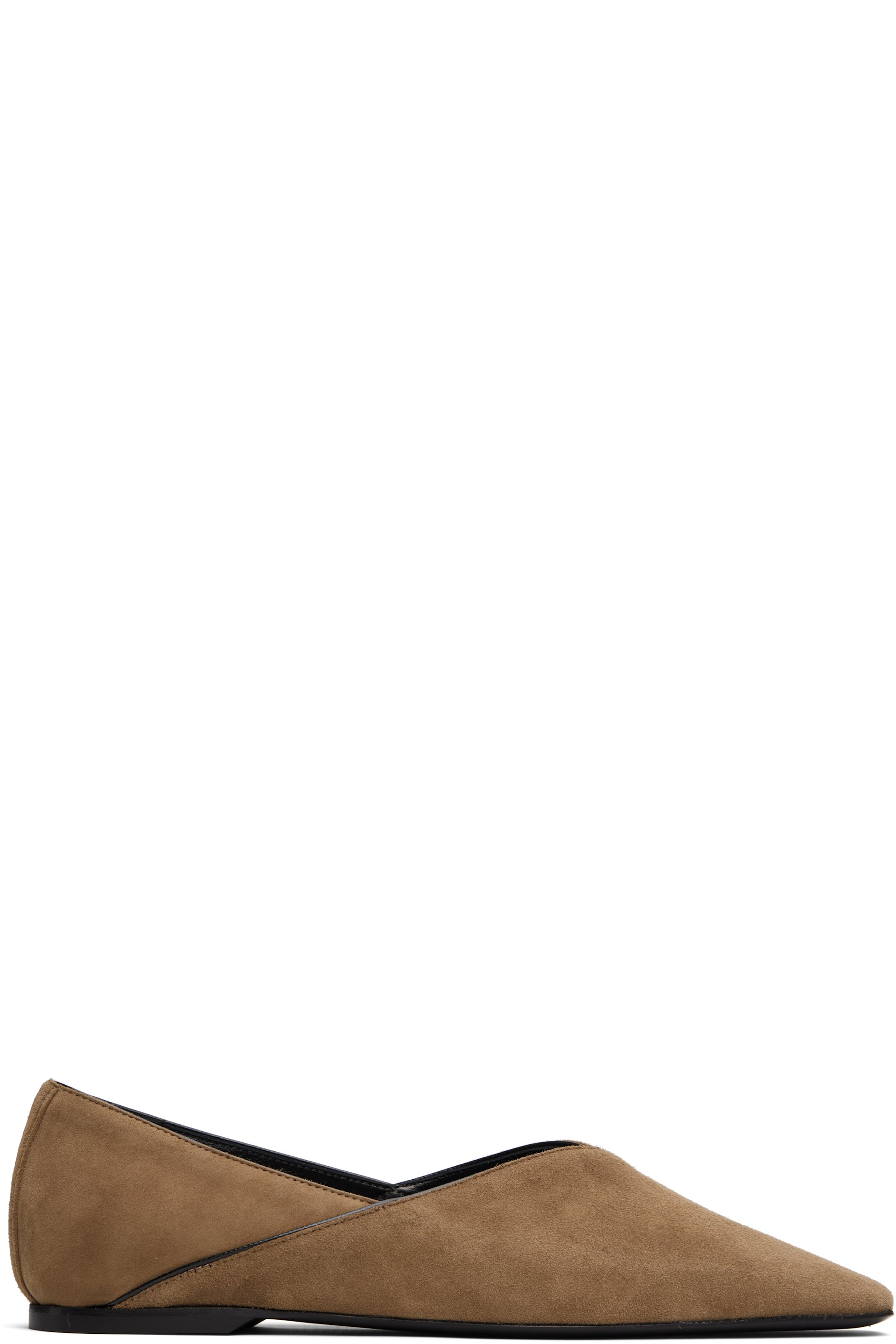 TOTEME - Ballerines Everyday taupe en suède