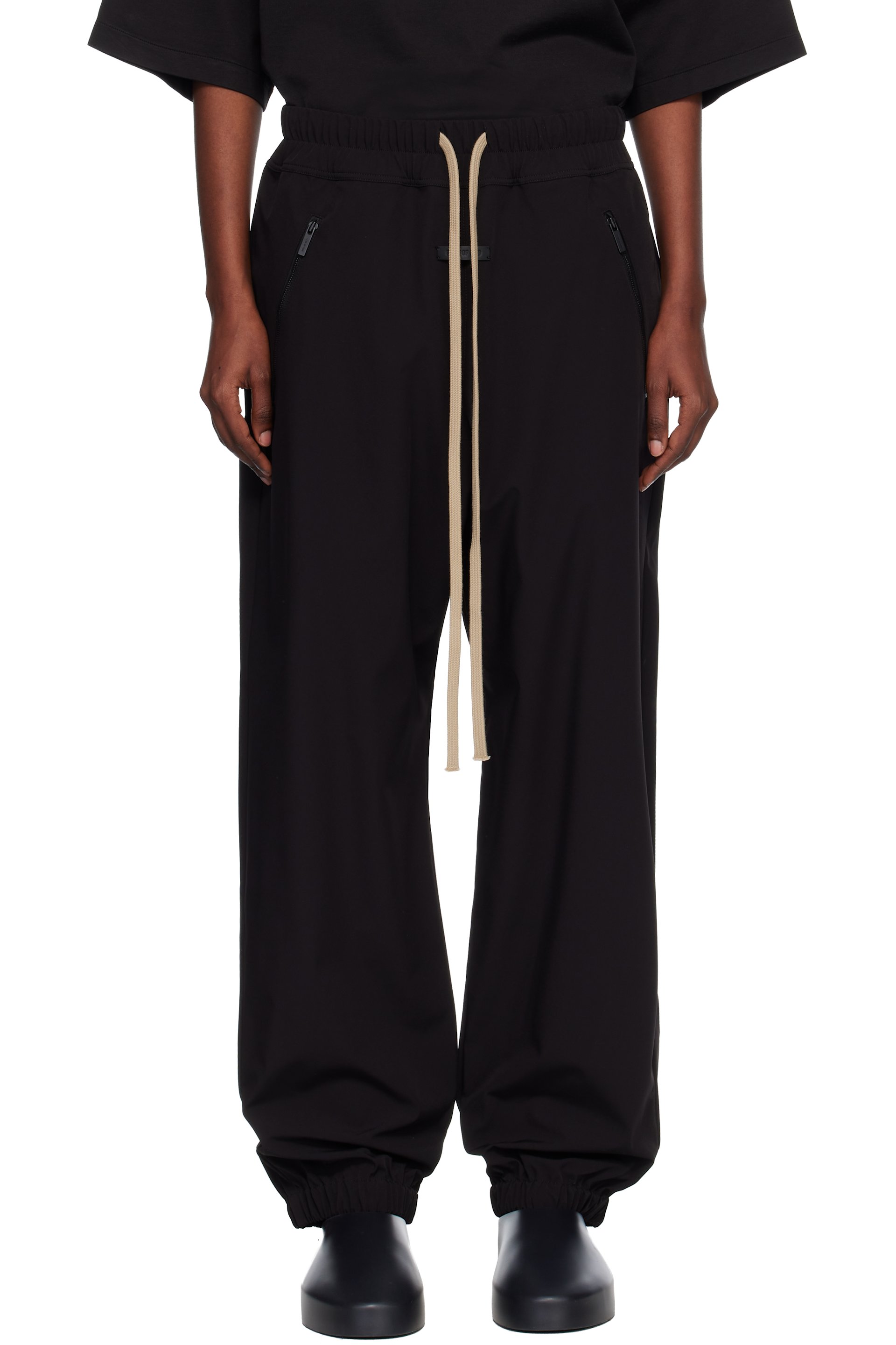 Fear of God - Pantalon de survêtement noir en nylon