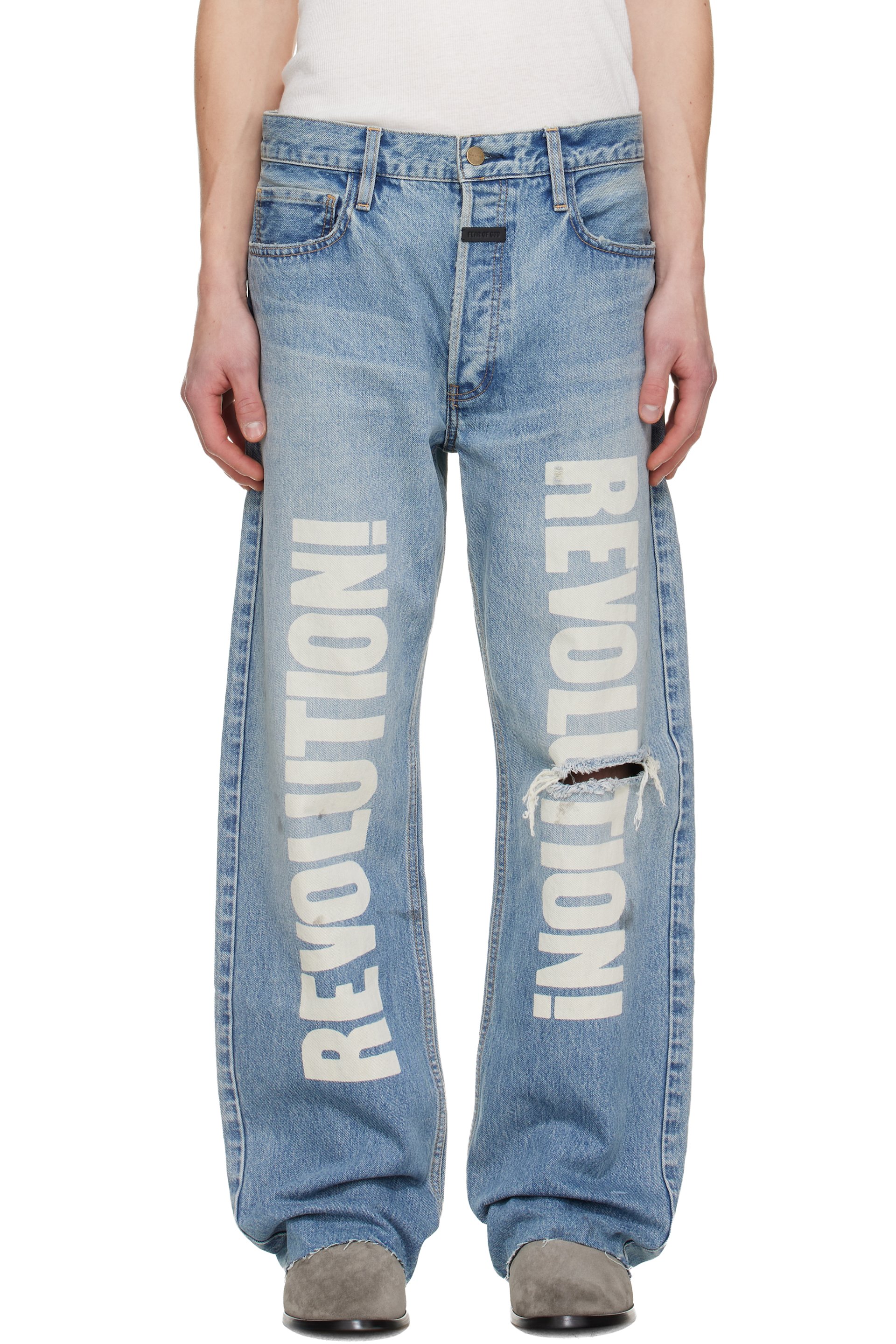 Fear of God - Blue Straight 'Revolution' Jeans