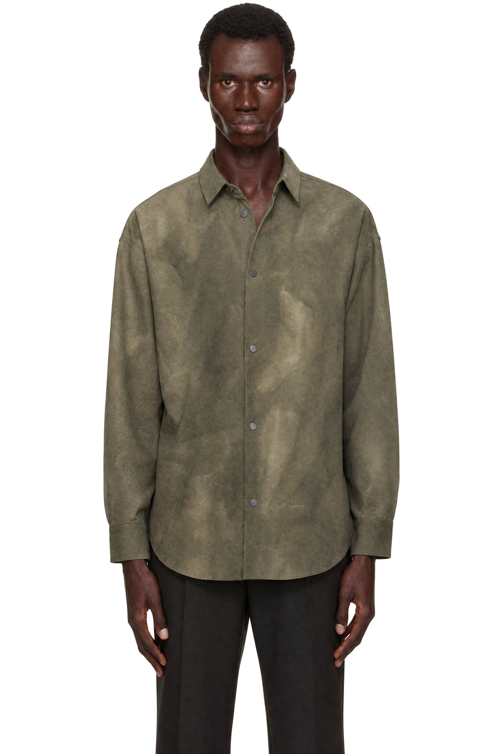 Fear of God - Khaki Relaxed Long Sleeve Shirt