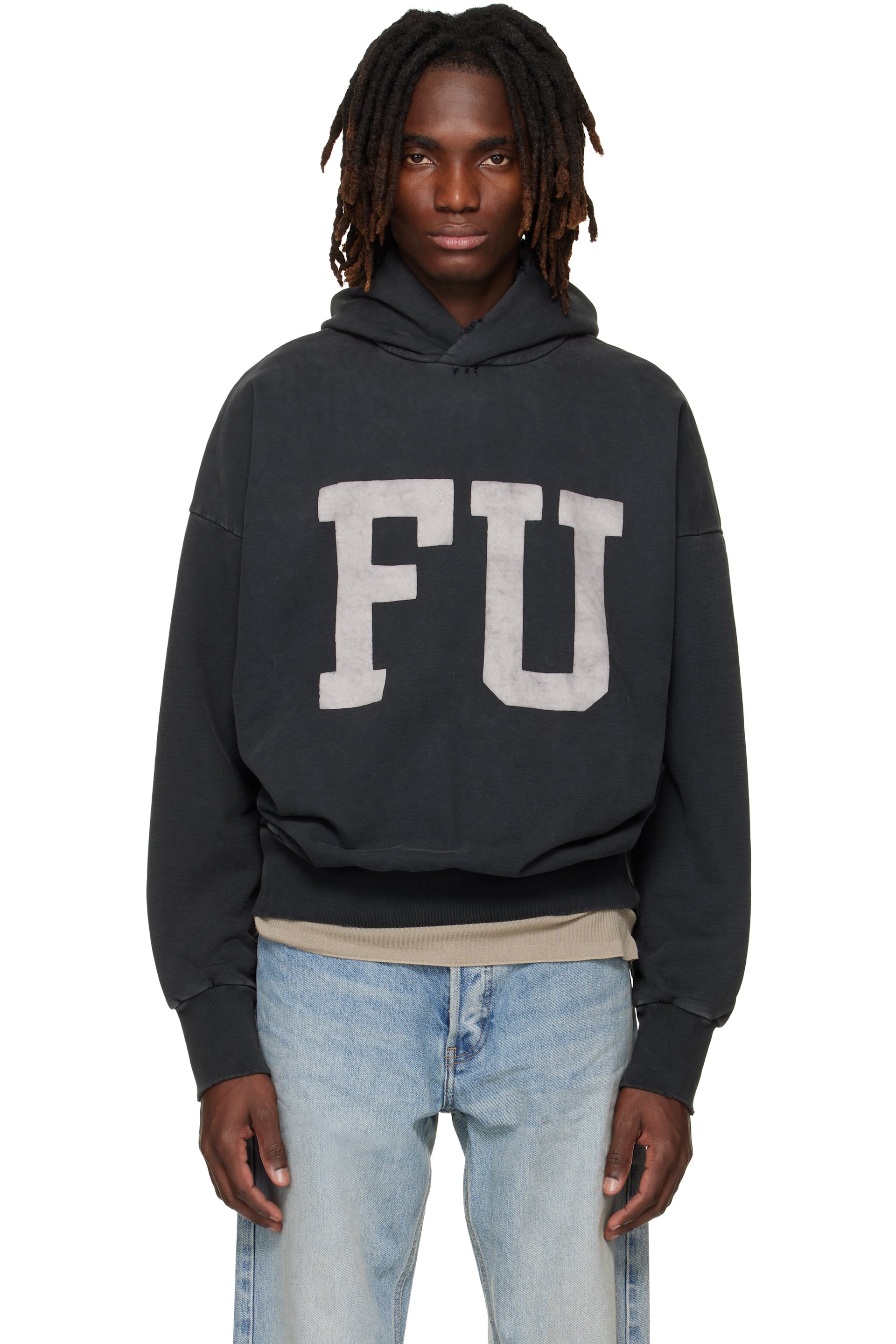 Fear of God - Pull à capuche 'Qualified' noir