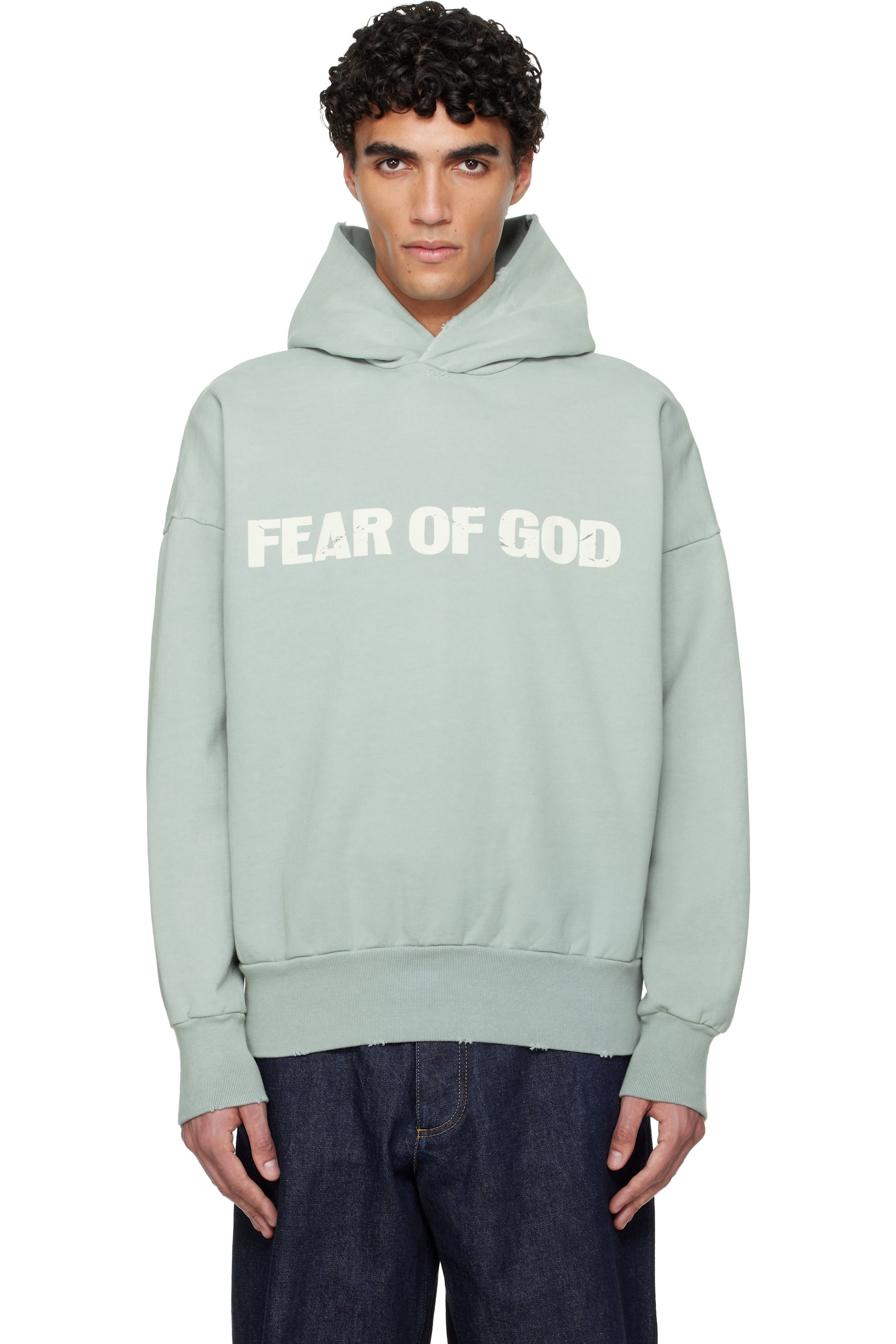Fear of God - Pull à capuche 'Heaven' bleu