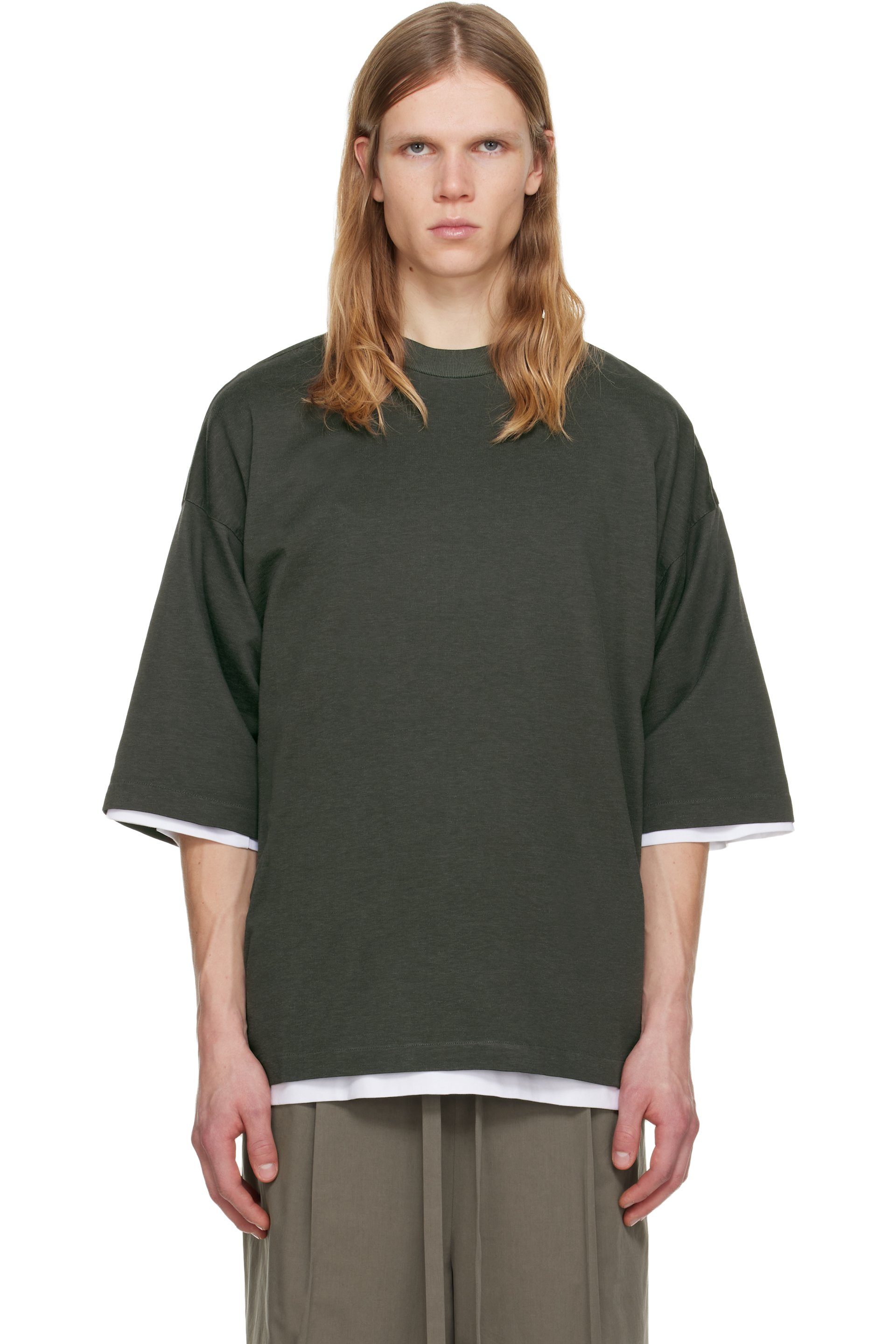Fear of God - Khaki Relaxed S/S T-shirt