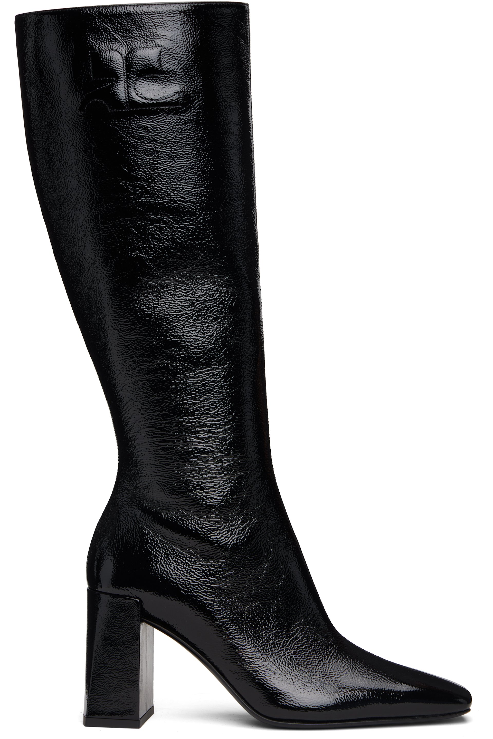 Courrèges - Black Heritage Shadow Naplack Tall Boots