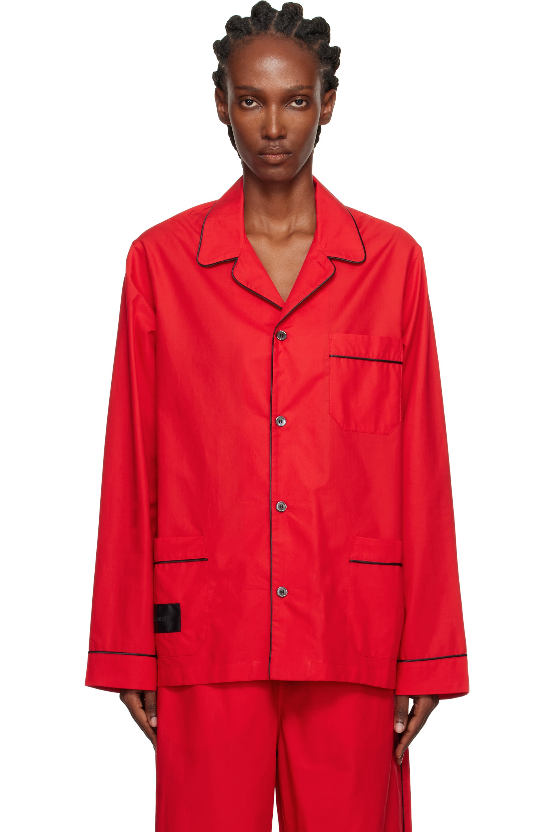 MAGNIBERG - Red Dolce Pyjama Shirt