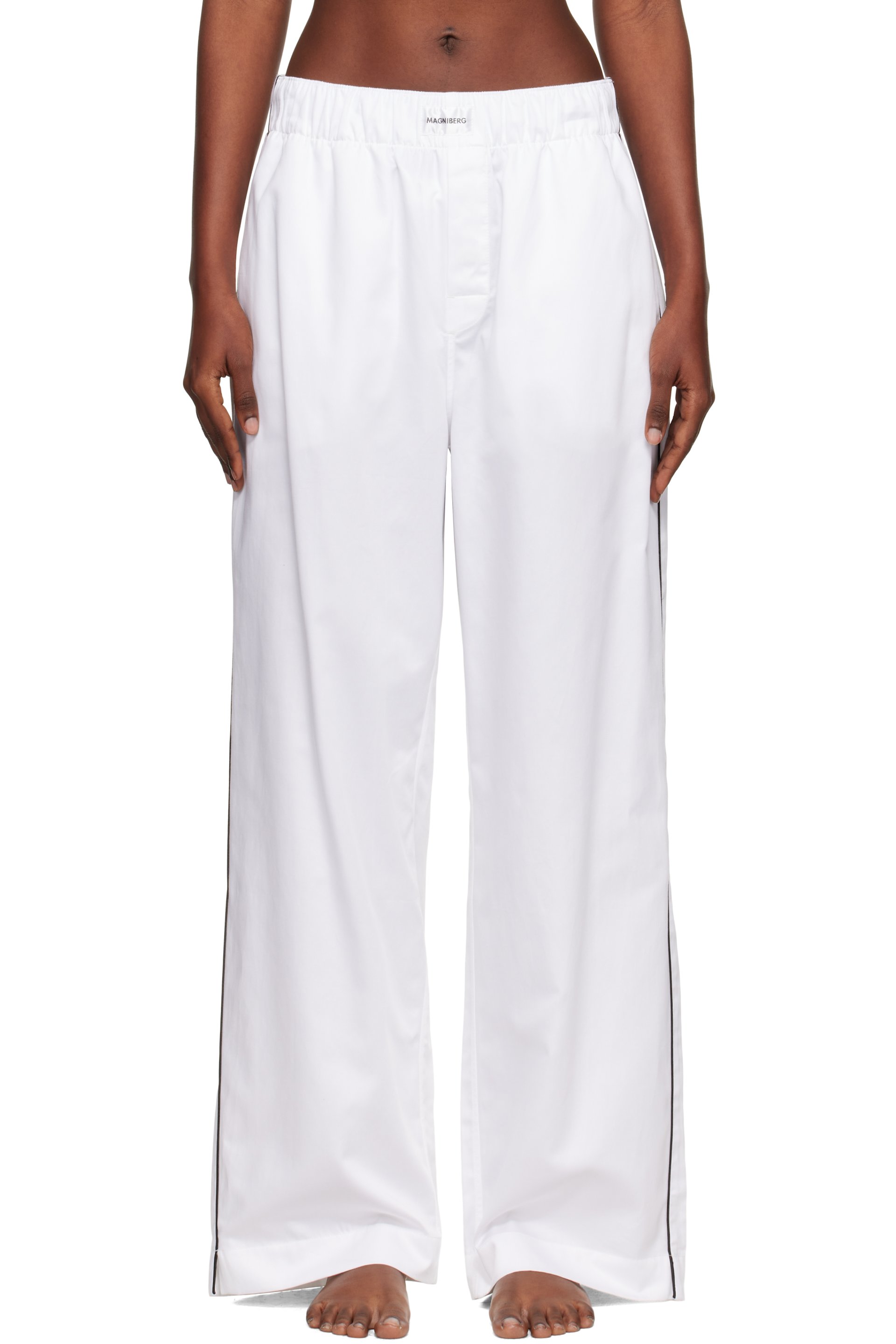 MAGNIBERG - White Sorbetto Pyjama Pants