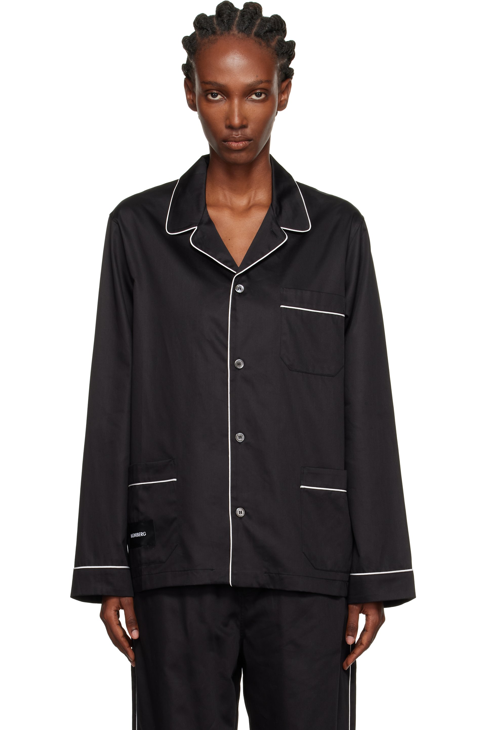 MAGNIBERG - Black Sorbetto Pyjama Shirt