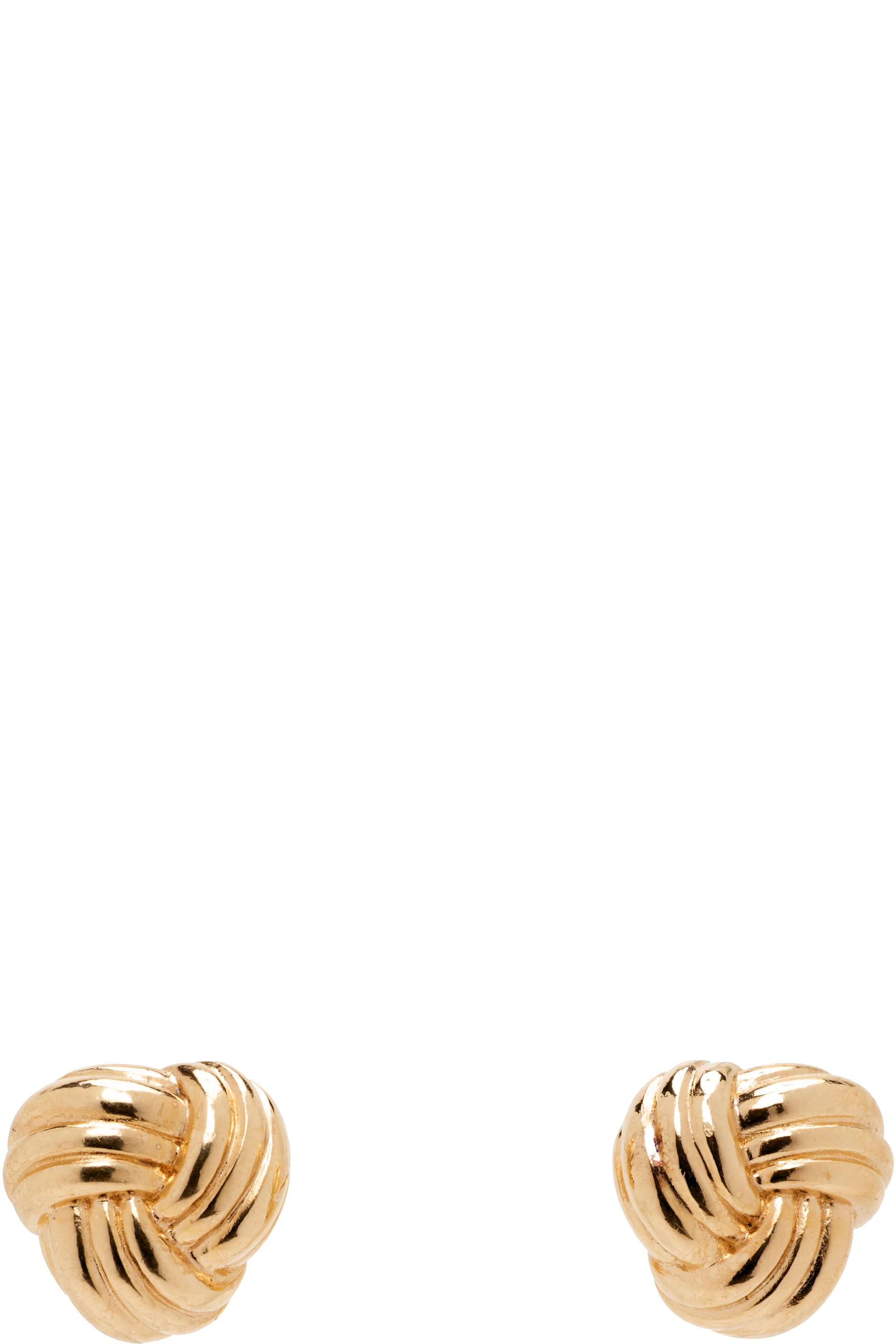 Bottega Veneta - Boucles d'oreilles à effet Intreccio
