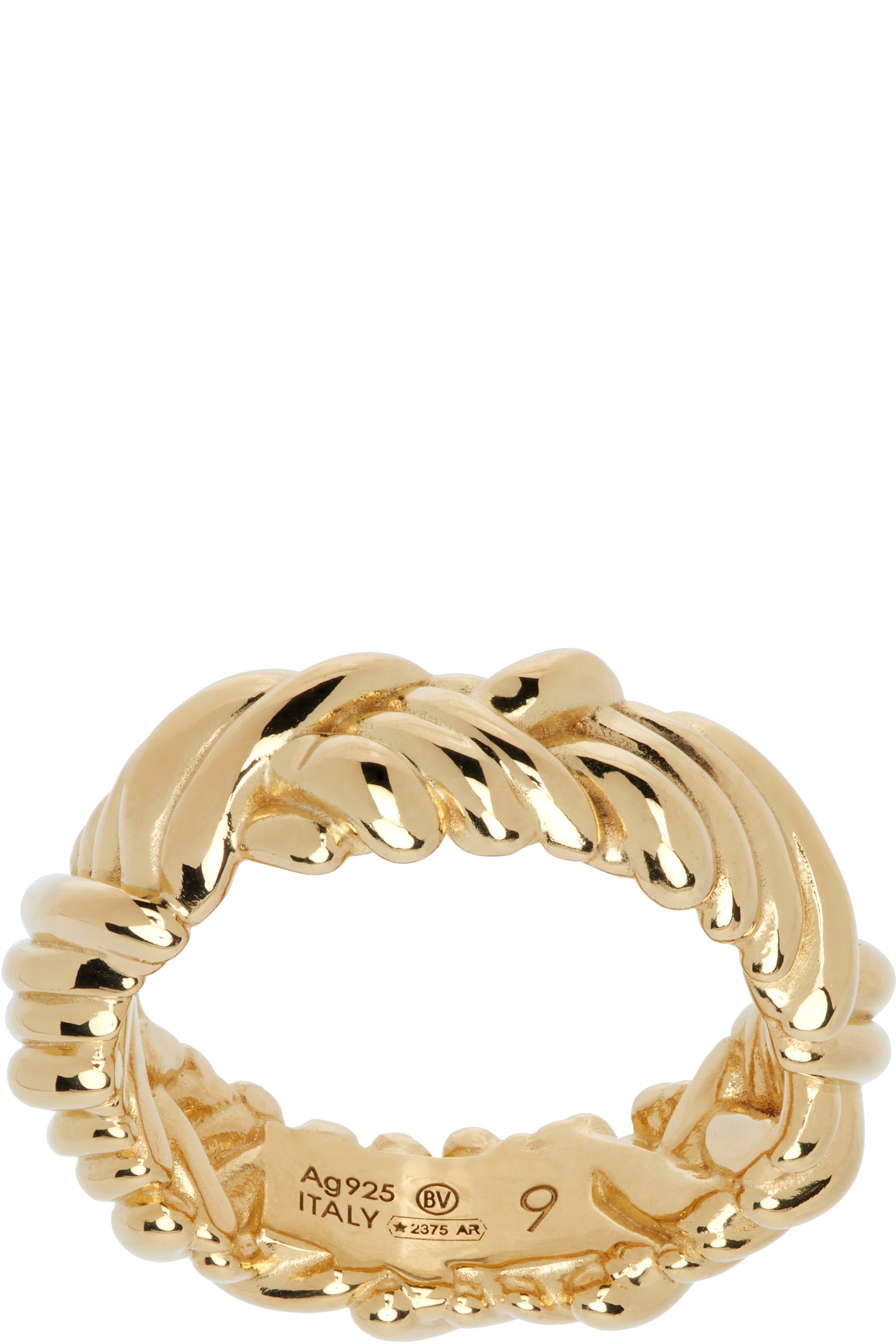 Bottega Veneta - Bague à motif Intreccio
