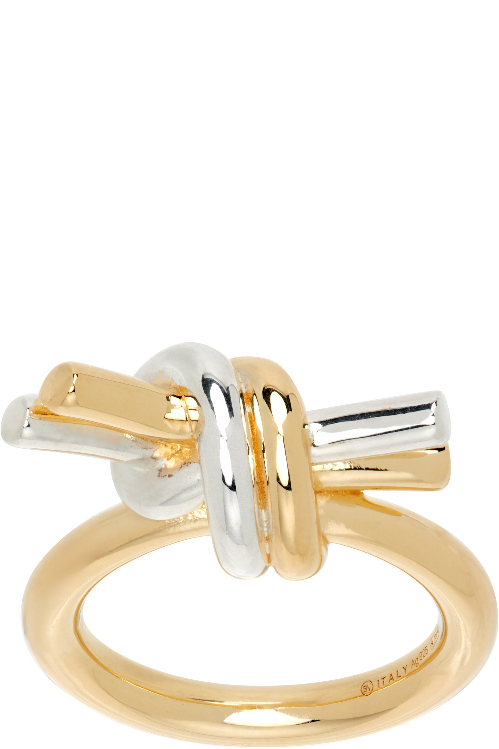 Bottega Veneta: Knot Ring | SSENSE