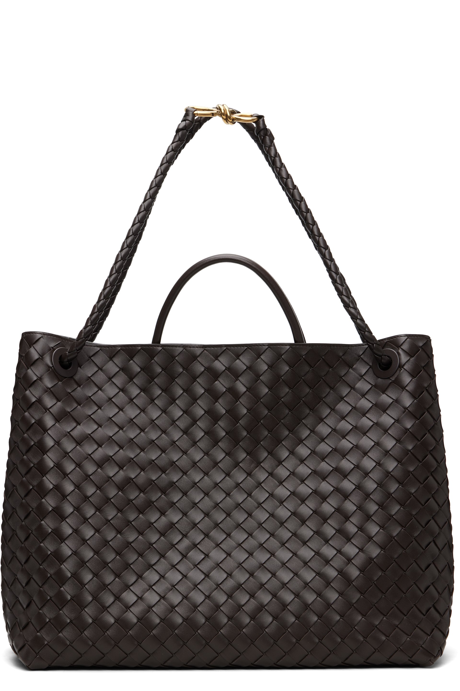Bottega Veneta - Brown Large Andiamo Bag