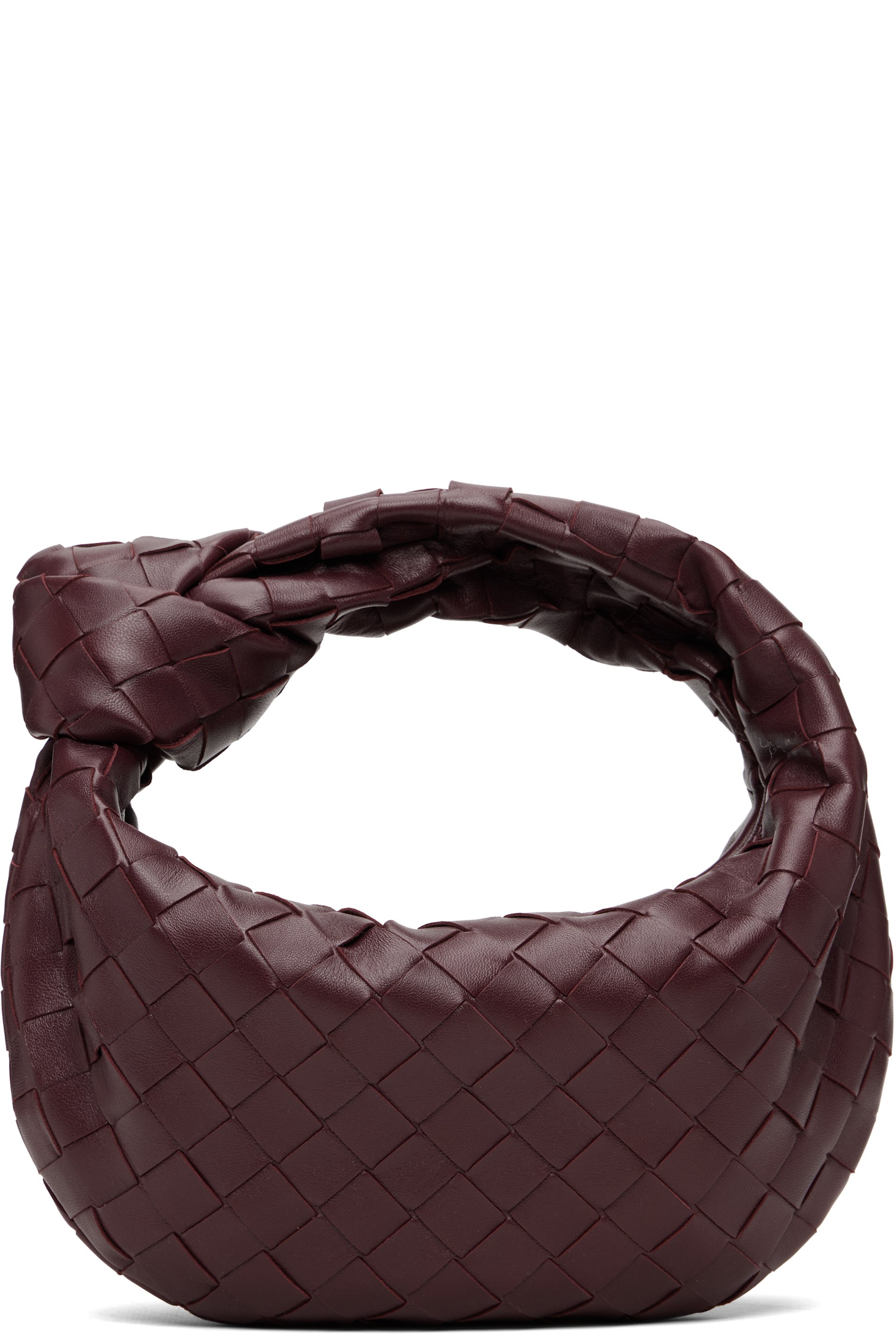 Bottega Veneta - Mini sac Jodie bourgogne