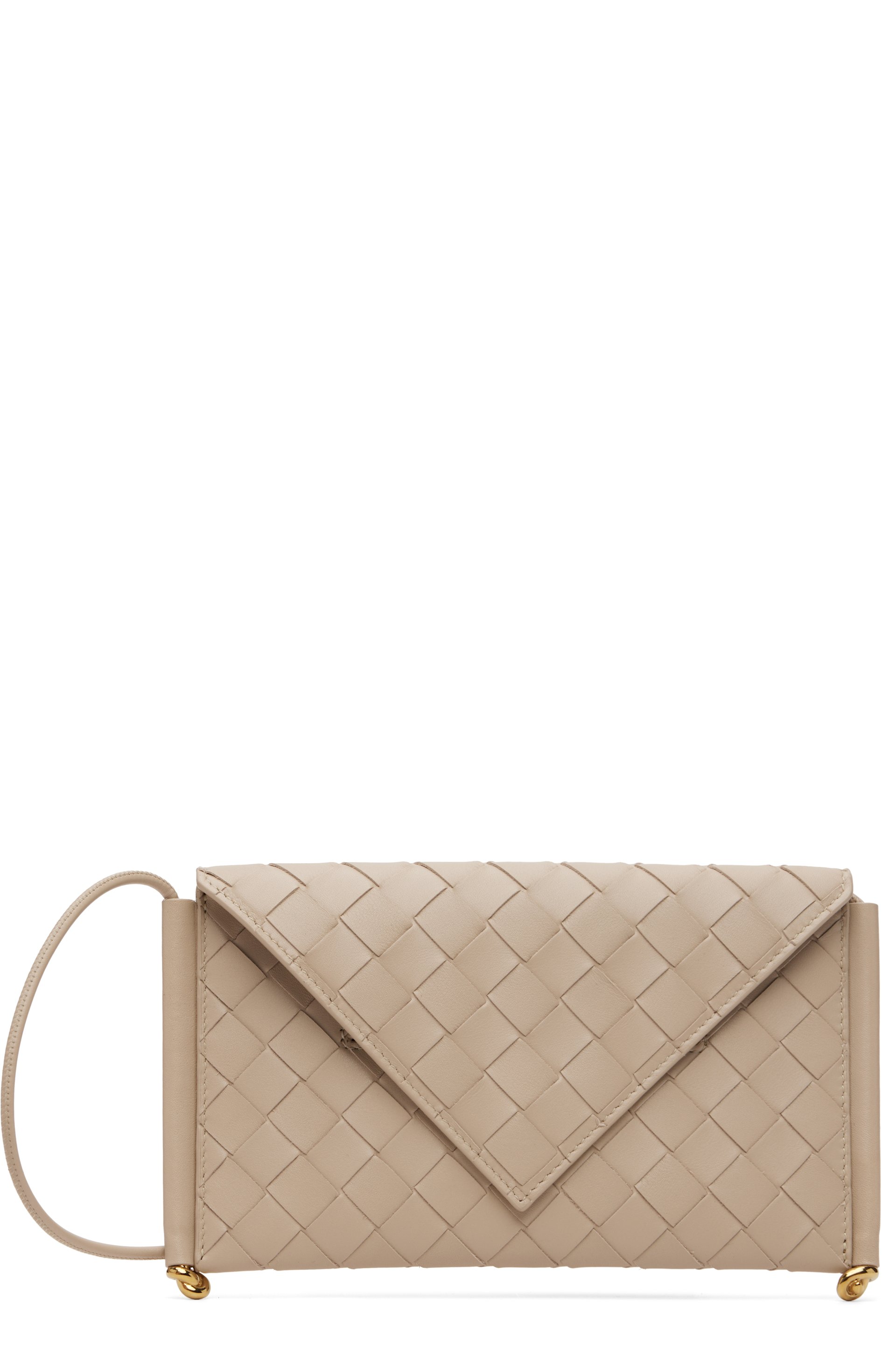 Bottega Veneta - 米色 Solstice Phone 单肩包