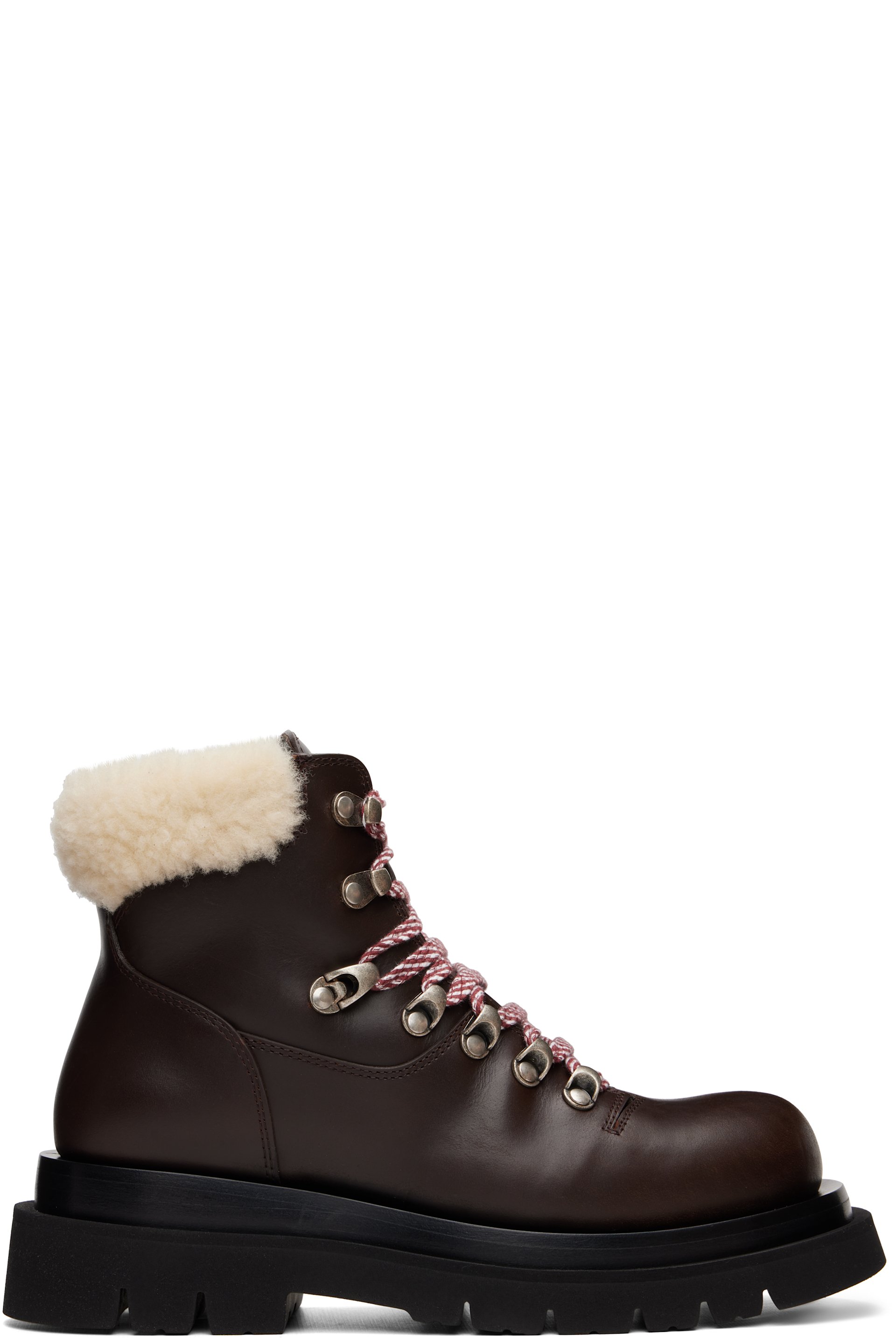 Bottega Veneta - Bottes brunes à semelle épaisse