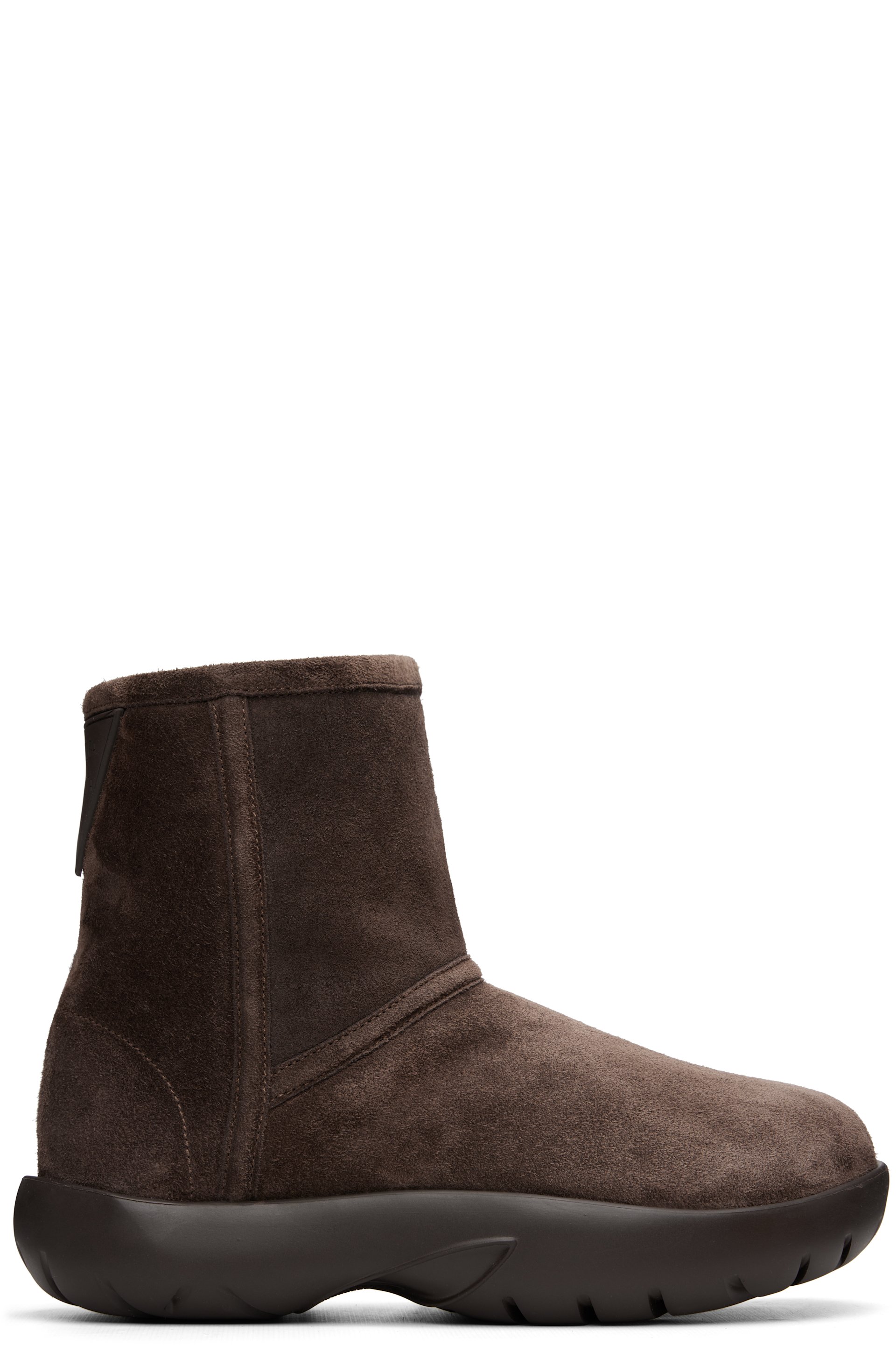 Bottega Veneta - Bottines brunes à semelle Snap