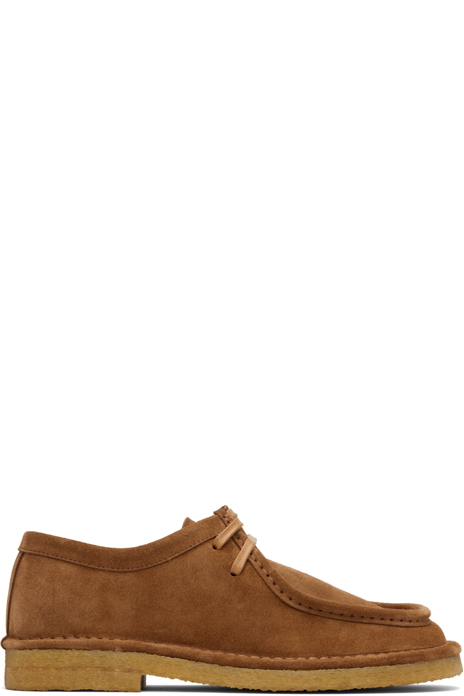 Bottega Veneta - Chaussures oxford Daddy brun clair à laçage