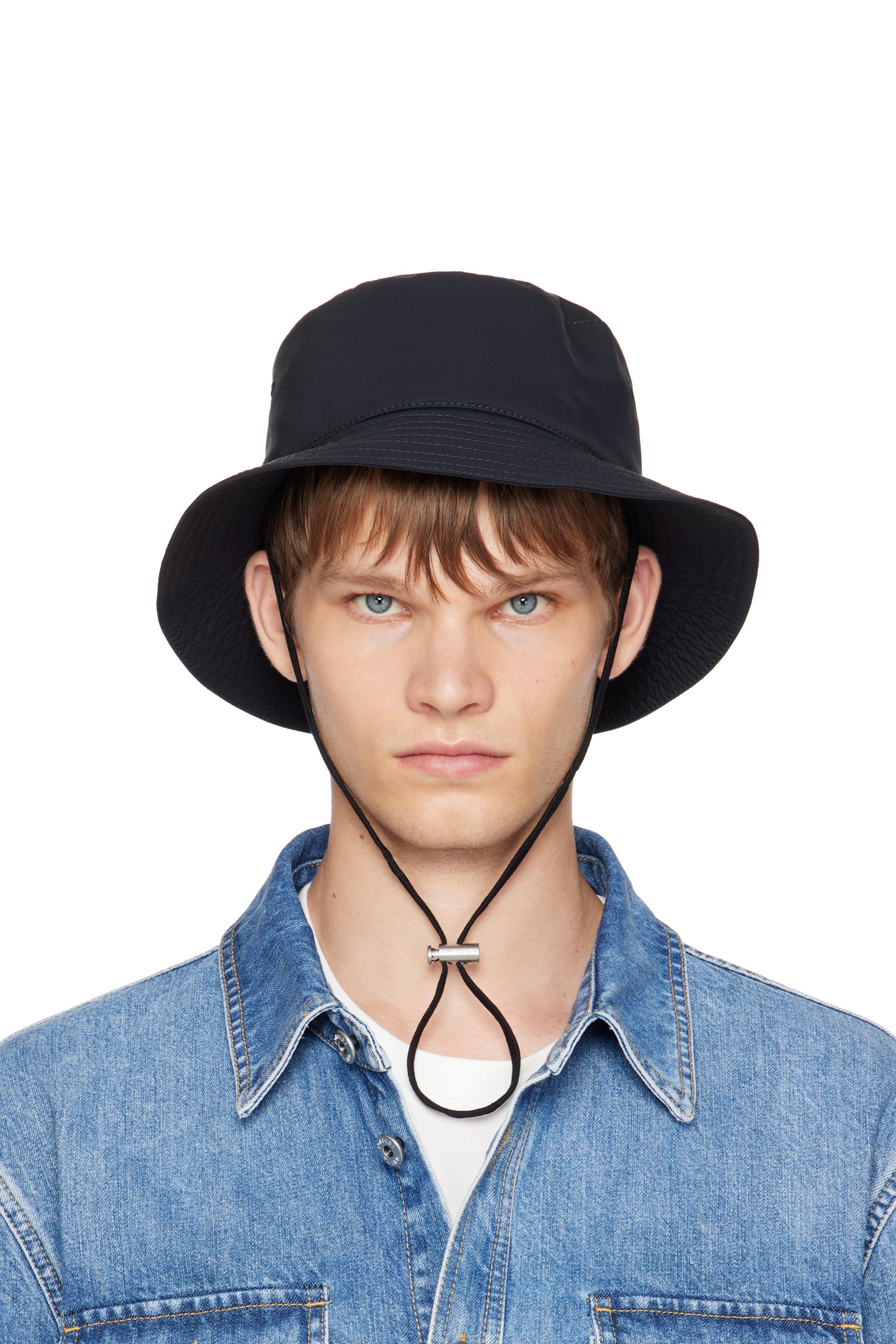 Bottega Veneta - ブラック Tech Nylon バケットハット