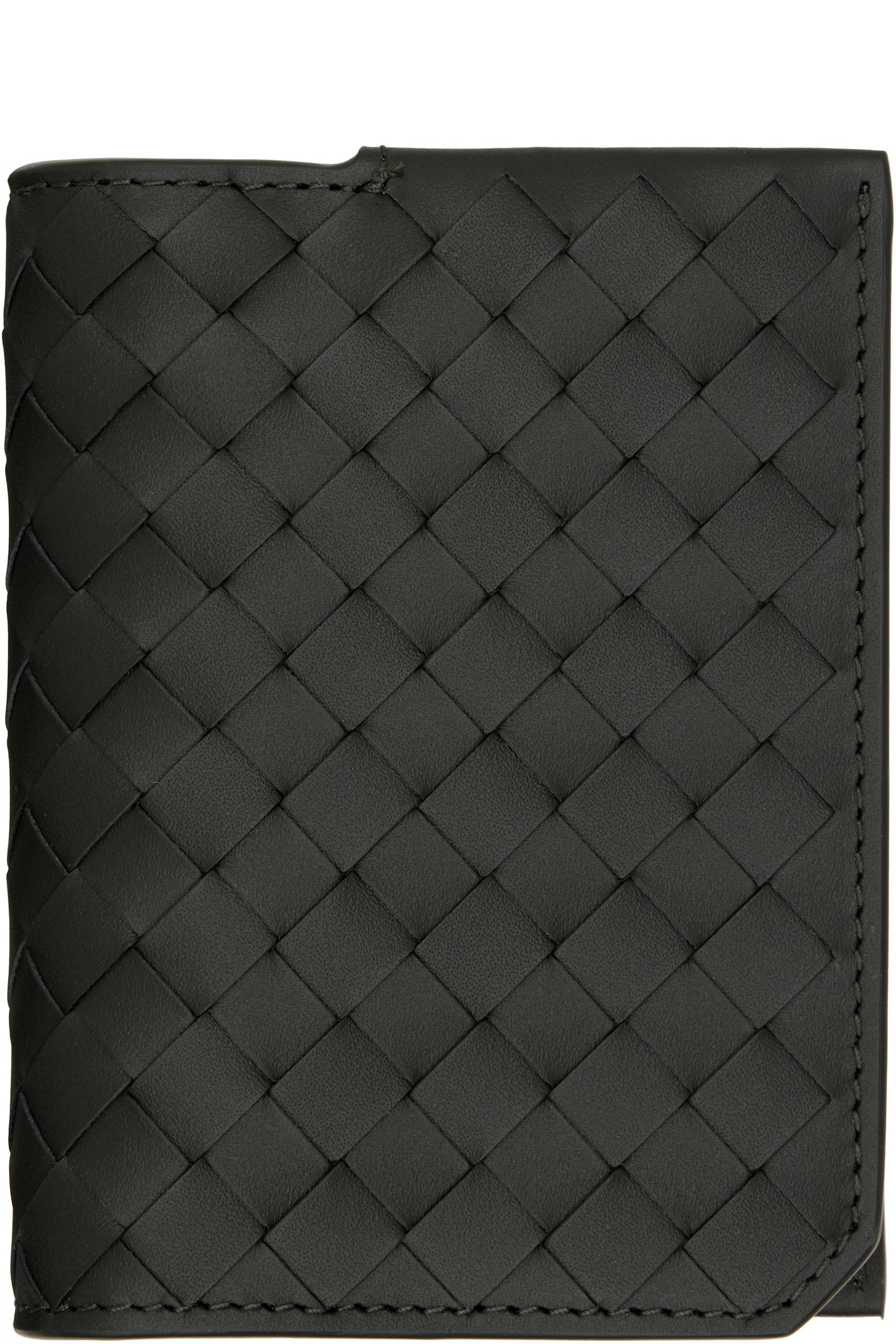 Bottega Veneta - グリーン Intrecciato Piccolo フラップカードケース