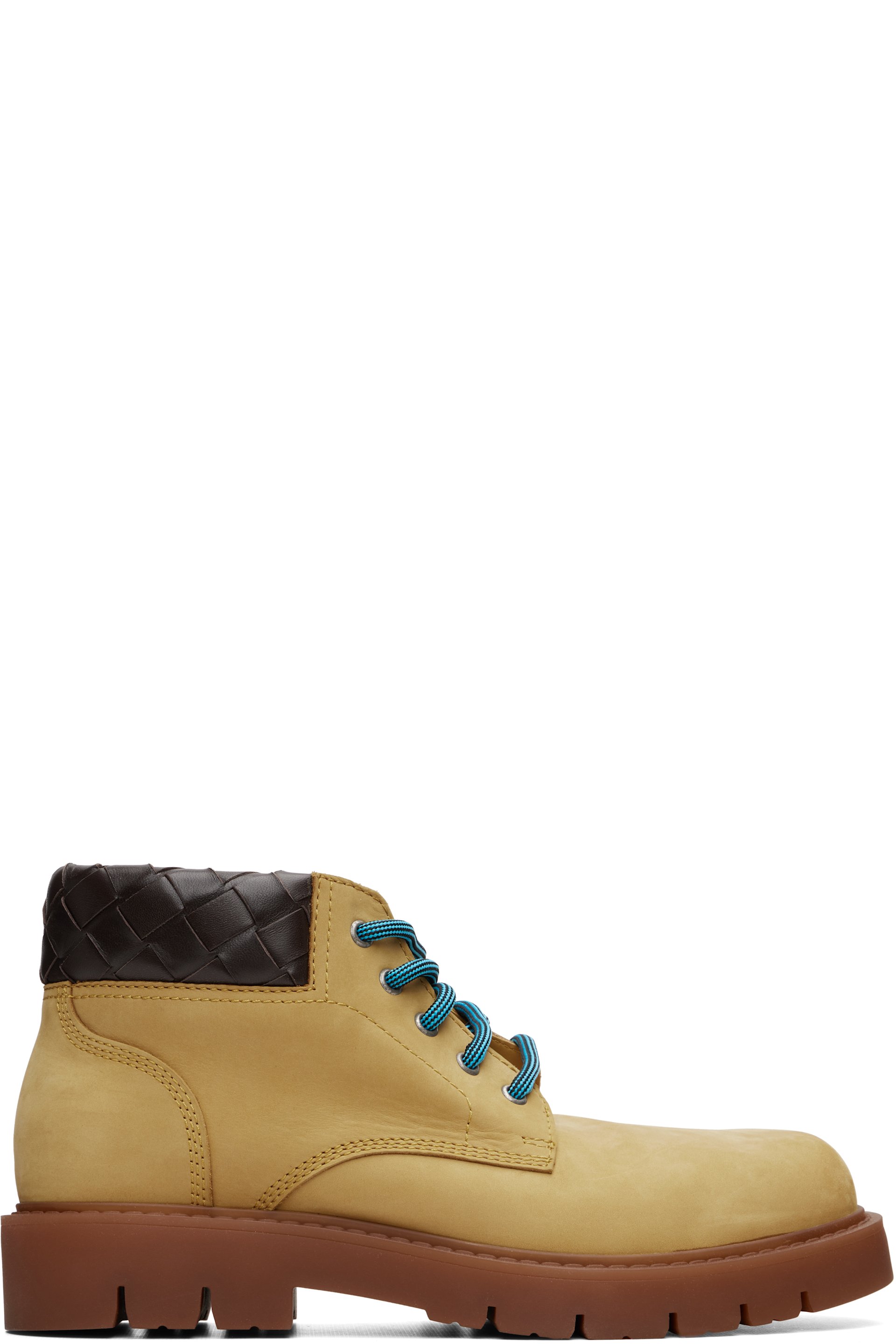 Bottega Veneta - Beige Haddock Cropped Boots