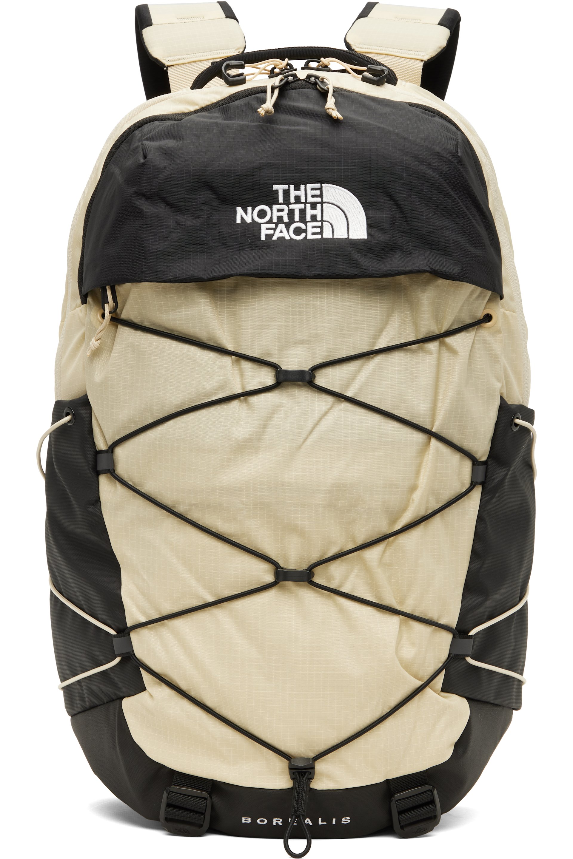 The North Face - Beige & Black Borealis Backpack