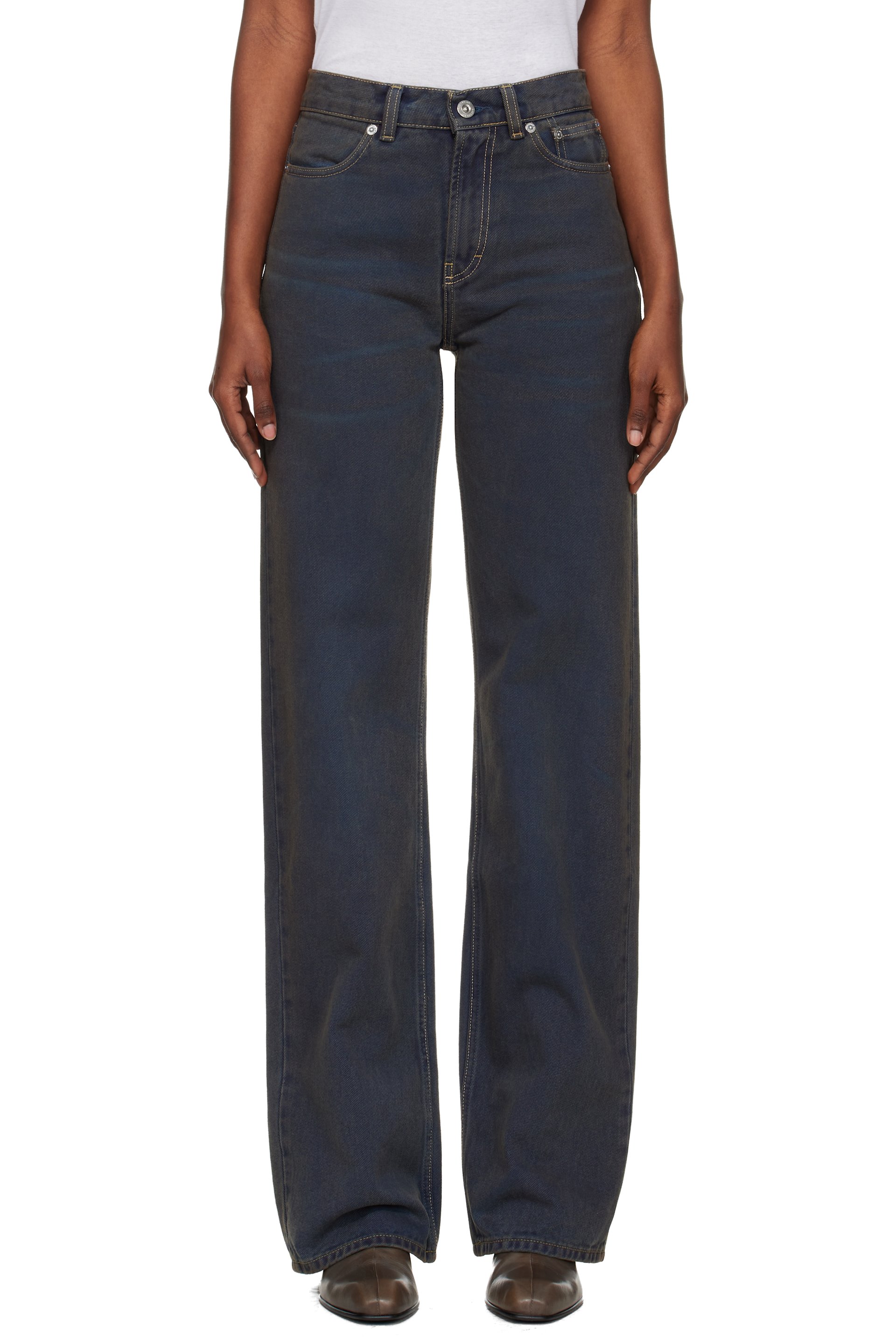 OUR LEGACY - Jean Wata Cut bleu
