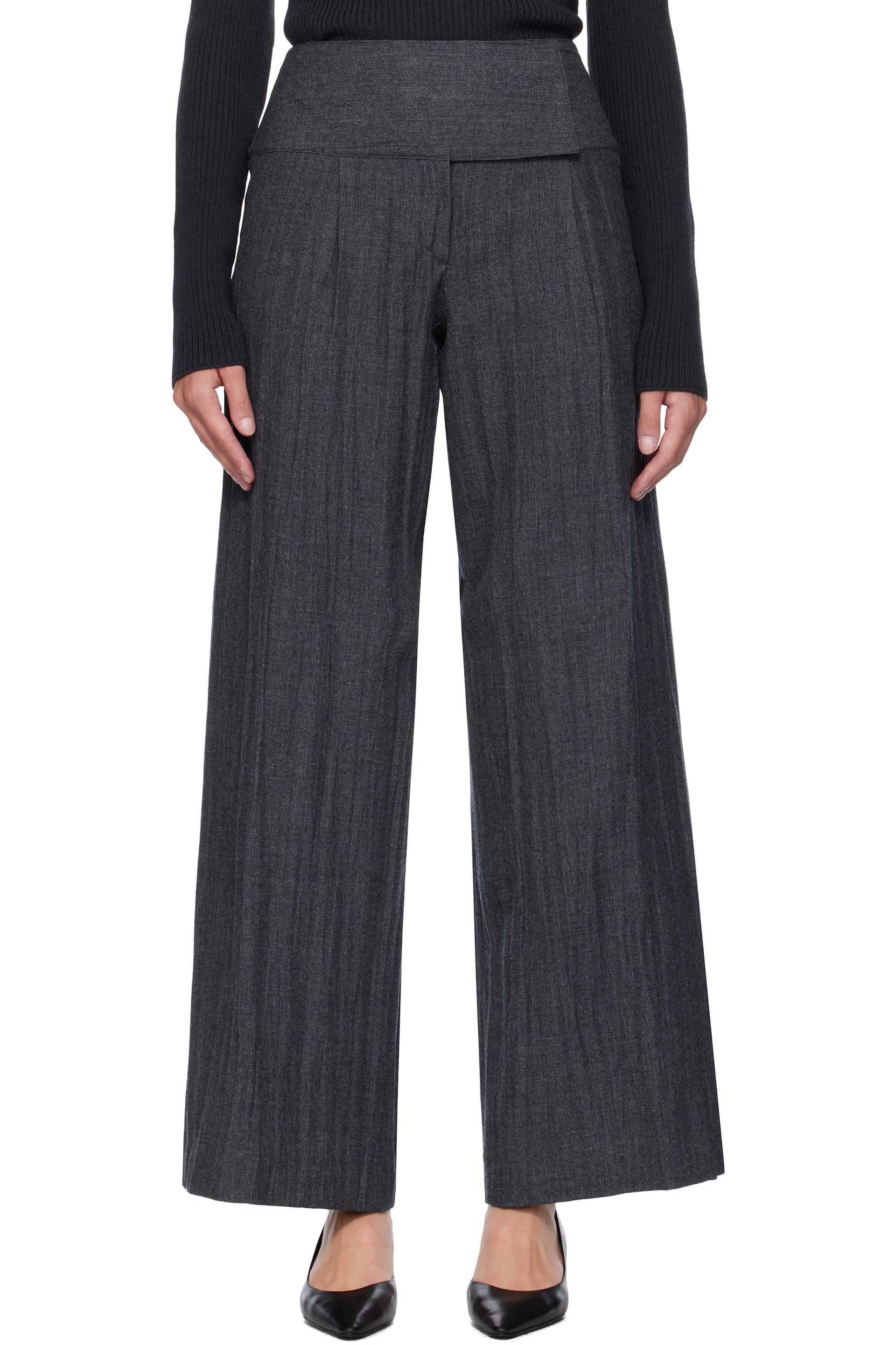 OUR LEGACY - Pantalon Girdle gris