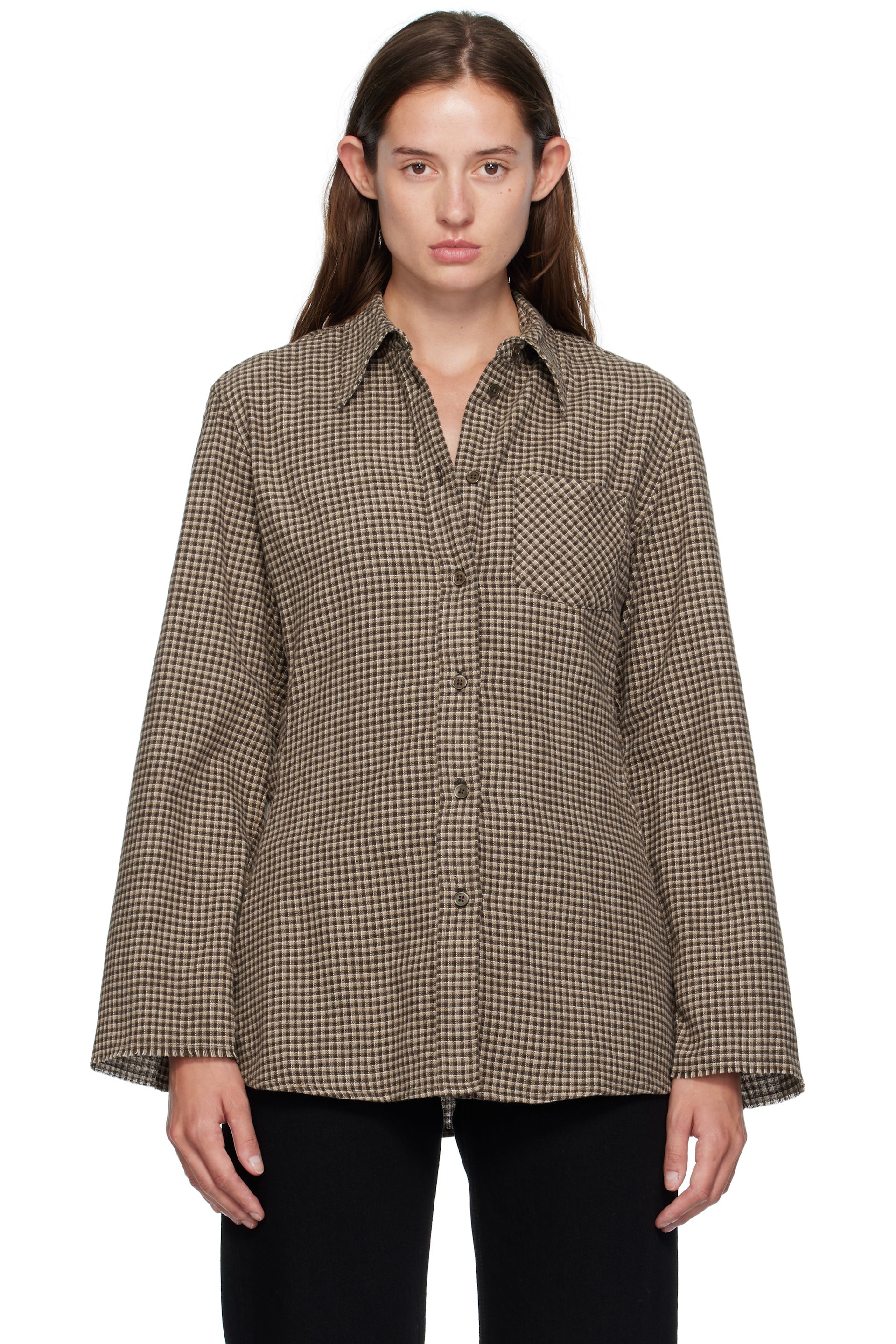 OUR LEGACY - Chemise Daisy brune