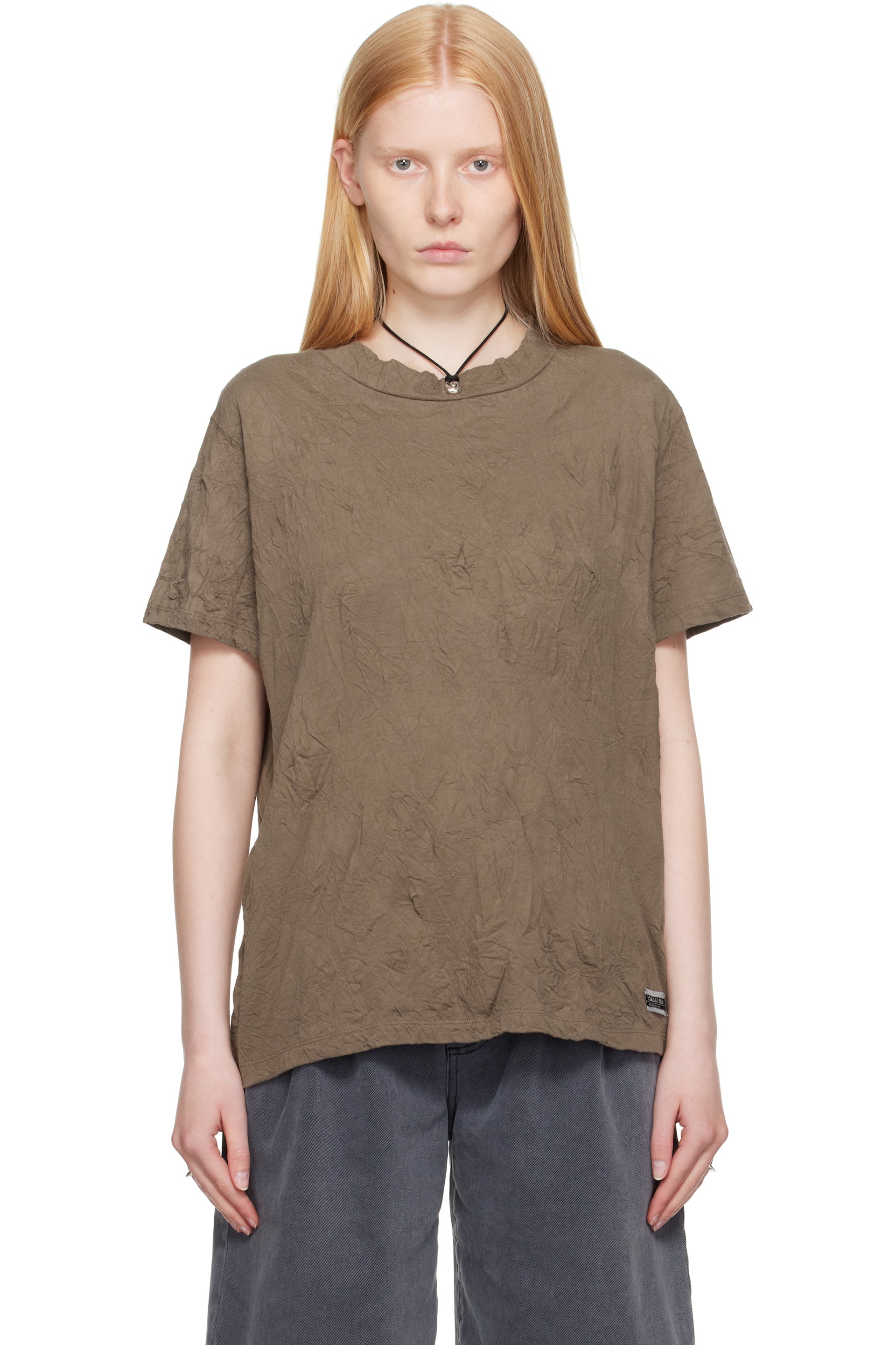 OUR LEGACY - T-shirt Bliss kaki