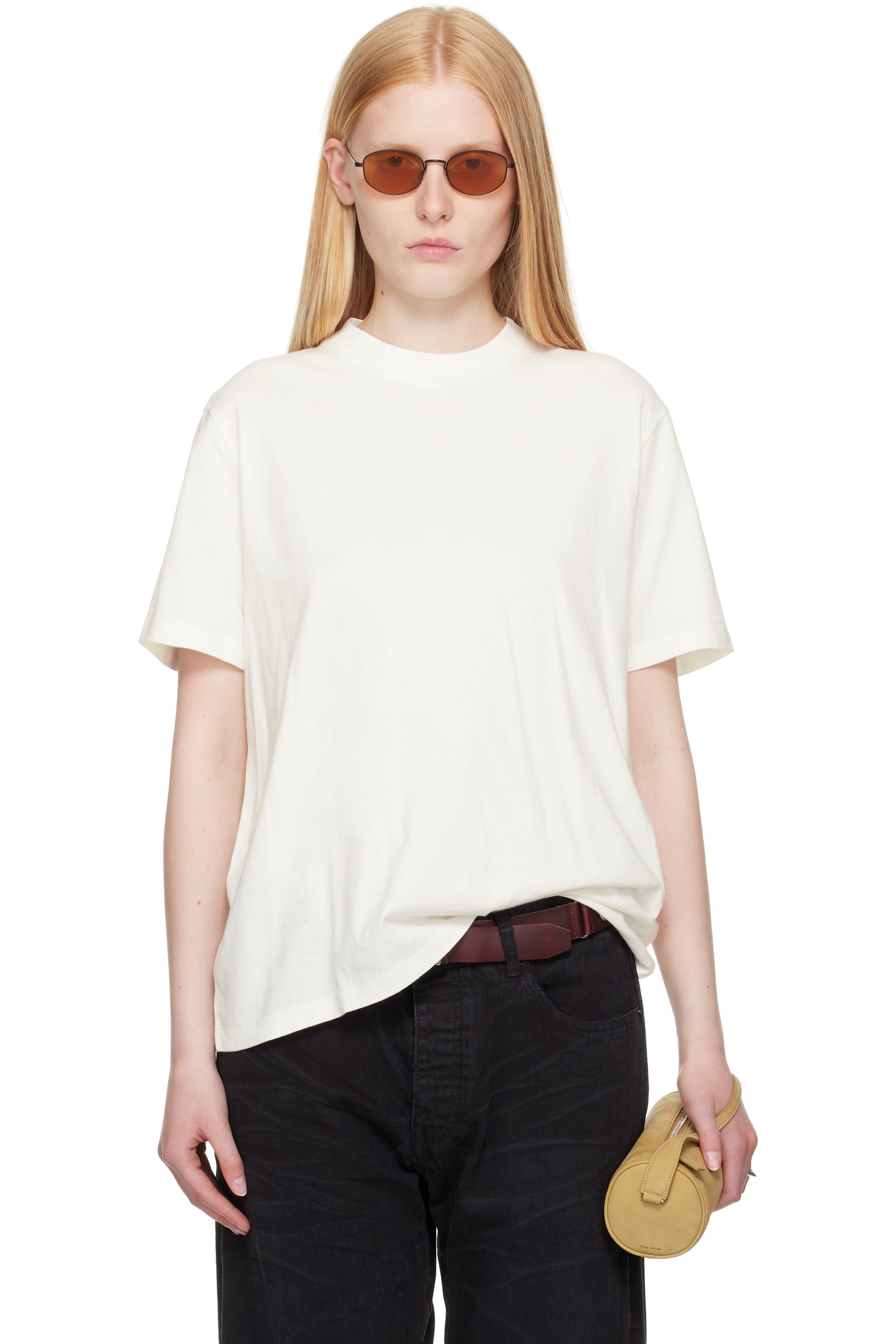 OUR LEGACY - T-shirt droit blanc