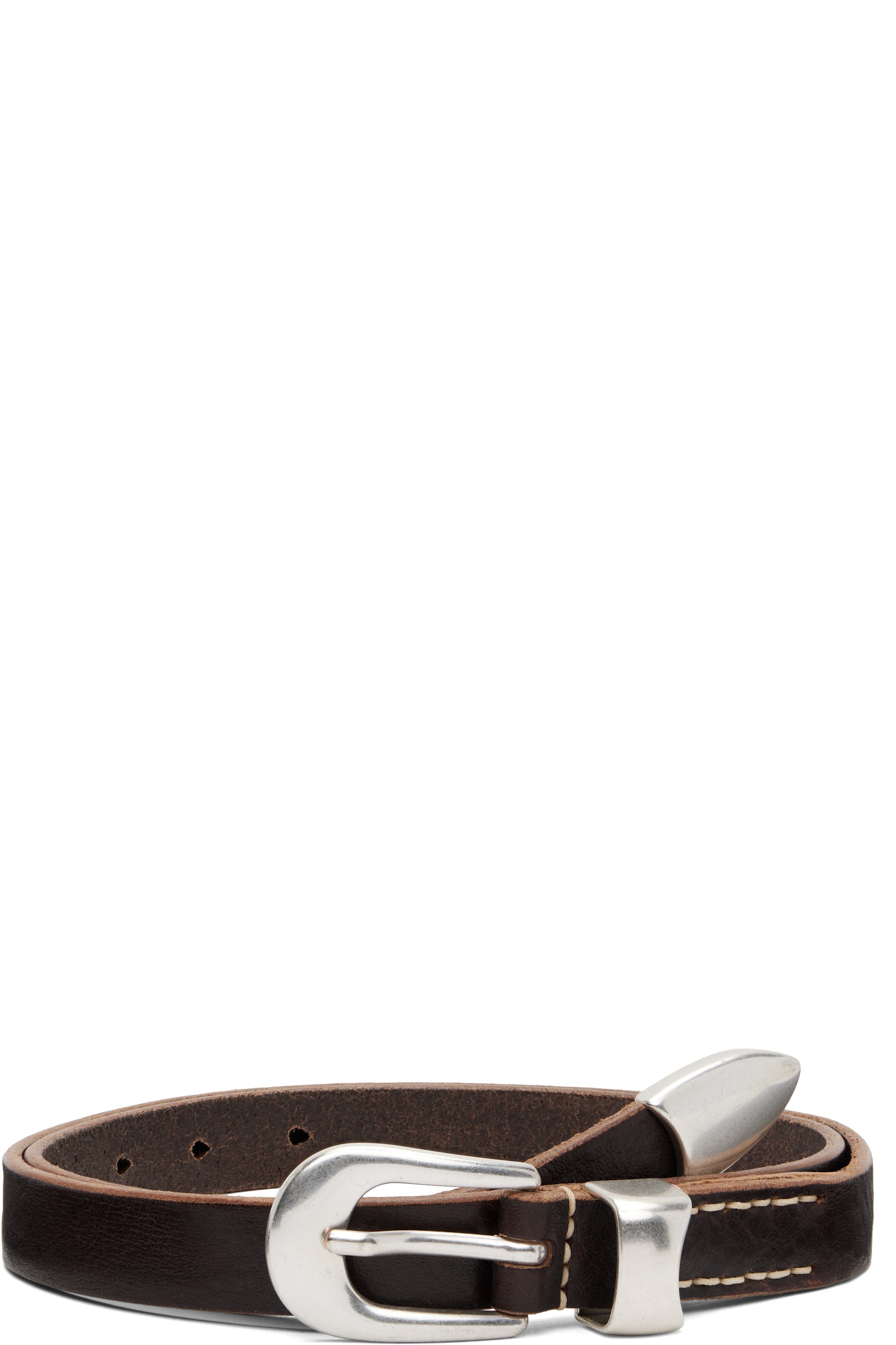 OUR LEGACY - Brown Leather Belt