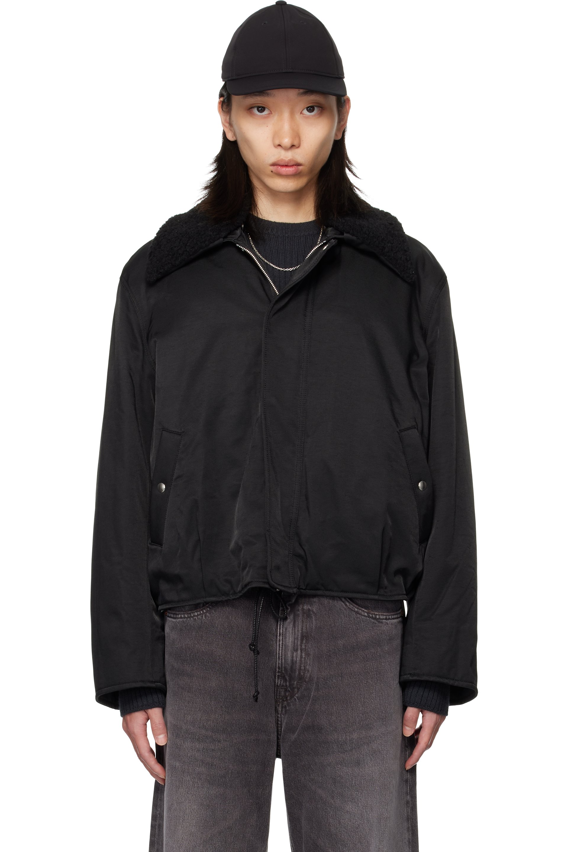 OUR LEGACY - Black Ace Bomber Jacket