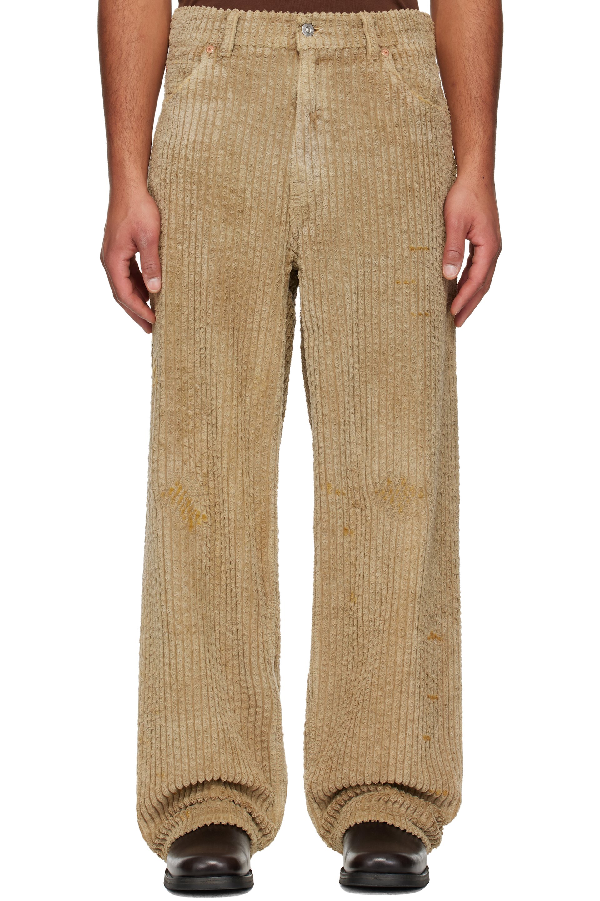 OUR LEGACY - Beige Vast Cut Trousers