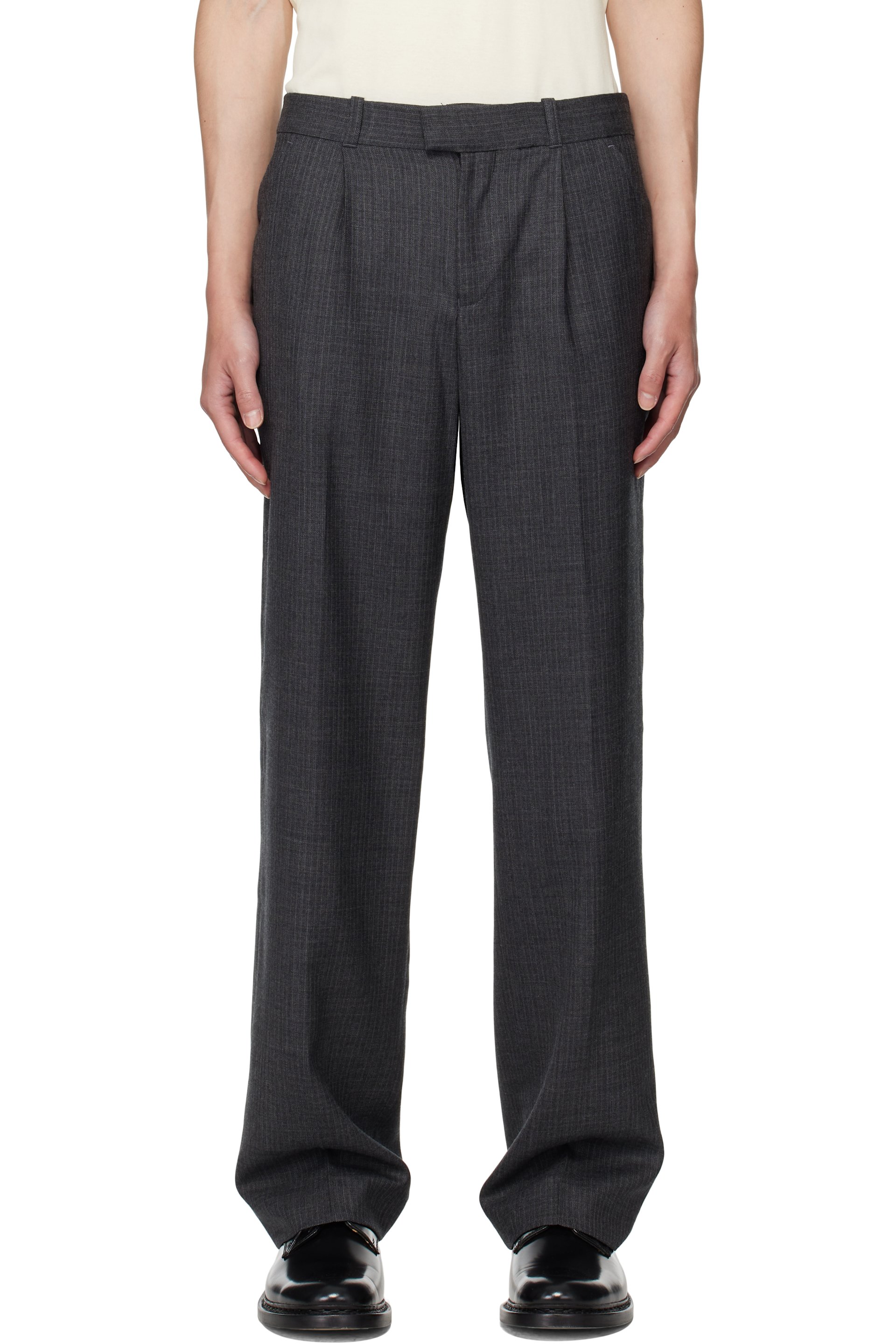 OUR LEGACY - Gray Slack Trousers