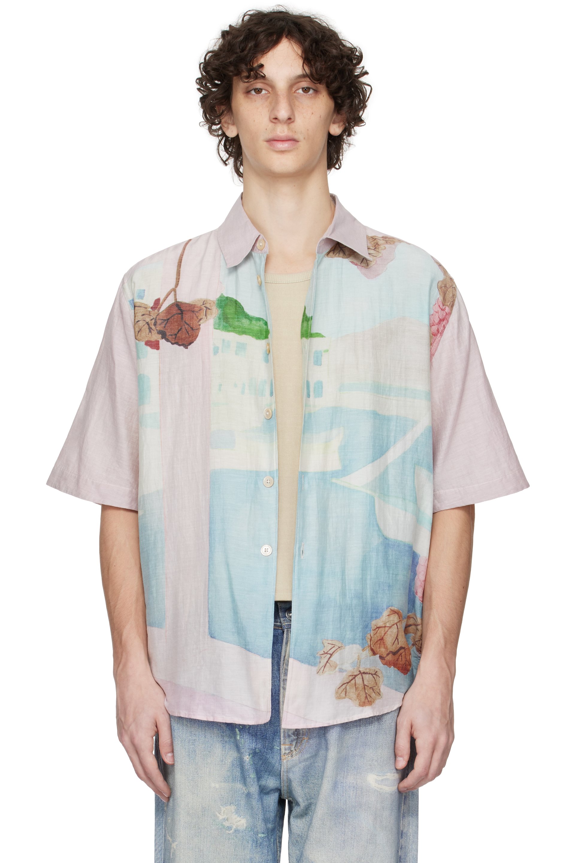 OUR LEGACY - Pink Beyond Shortsleeve Shirt