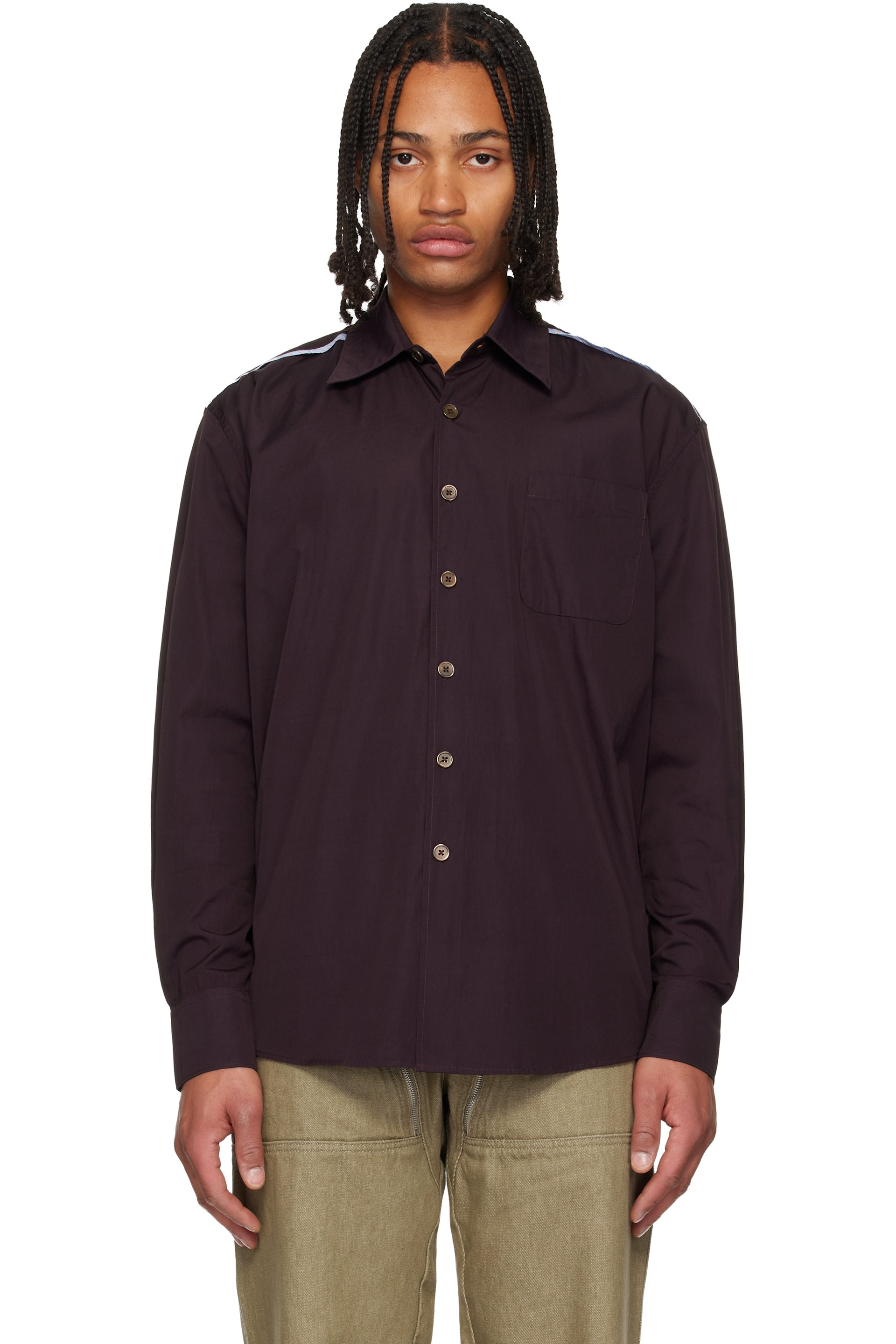 OUR LEGACY - Burgundy Above Shirt