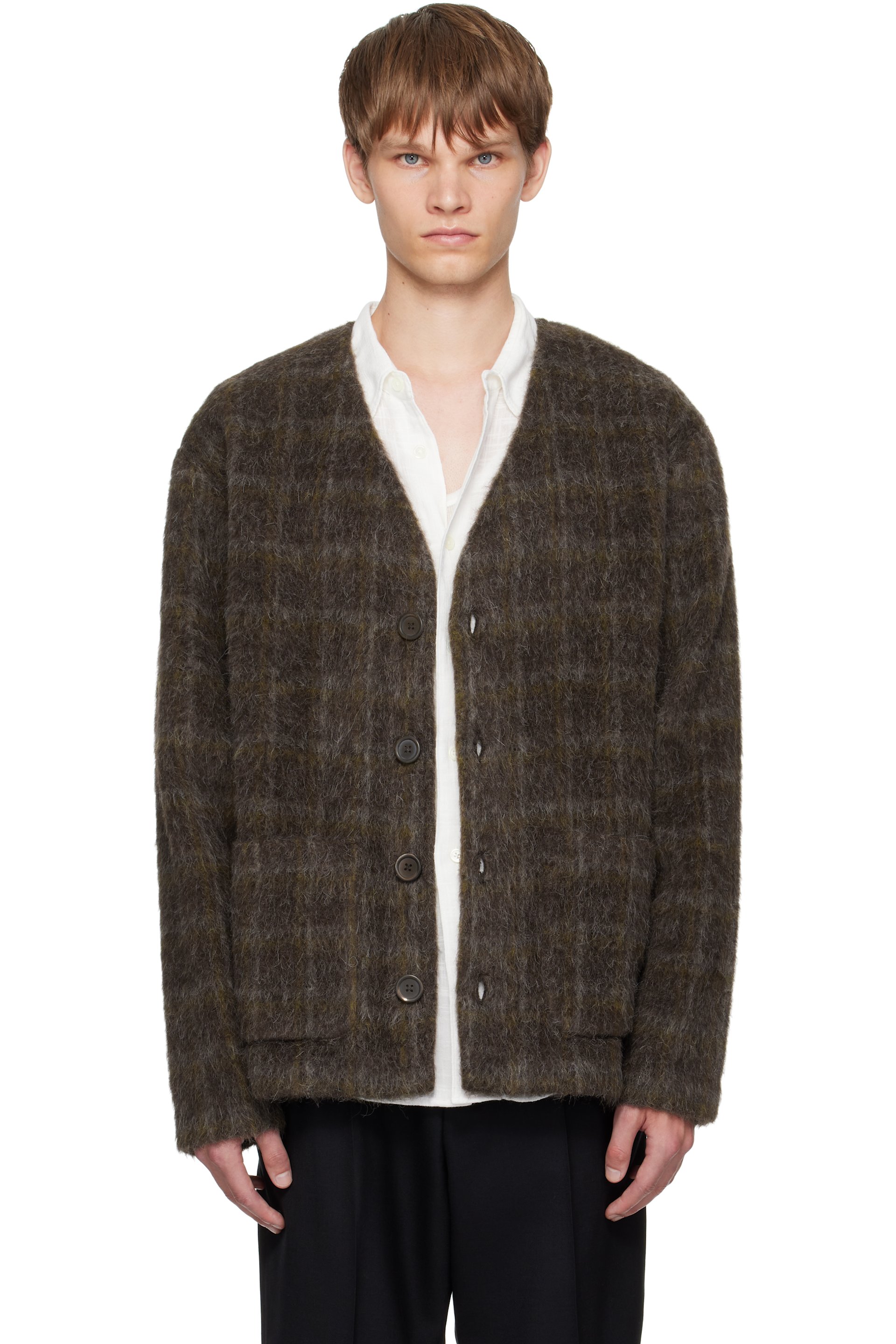 OUR LEGACY - Brown Wool Cardigan