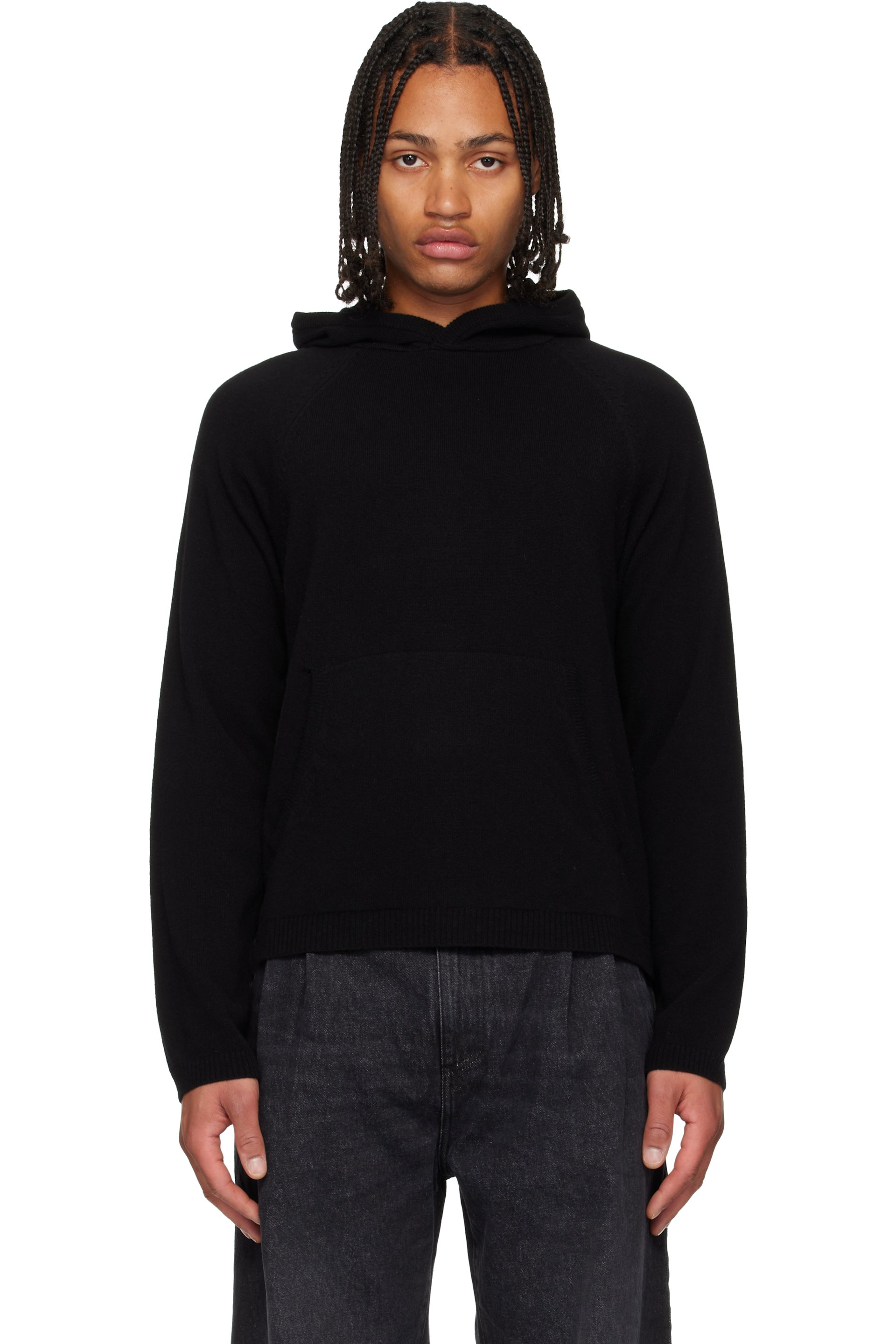OUR LEGACY - Black Knitted Hoodie