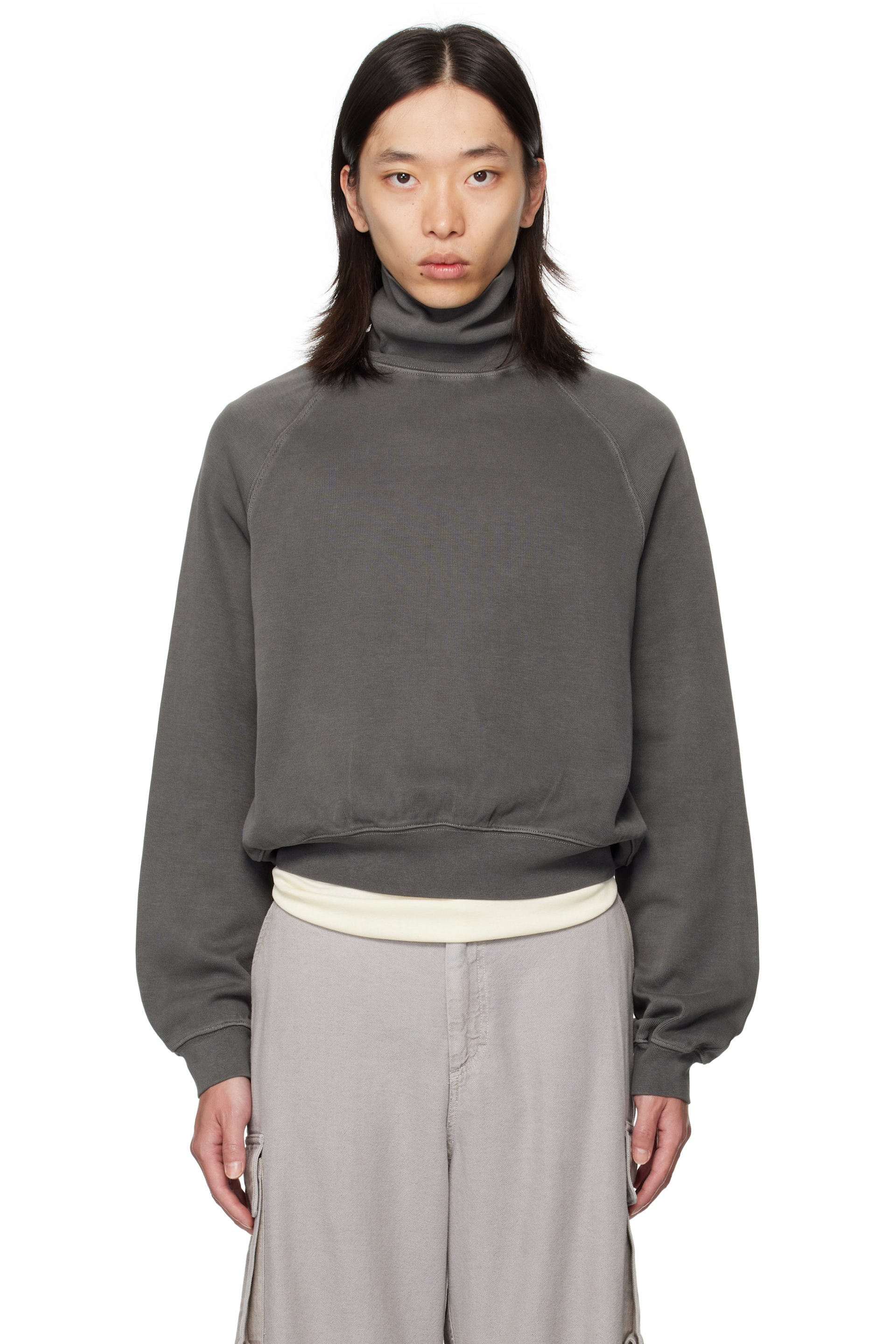 OUR LEGACY - Gray Scholar Rollneck Turtleneck