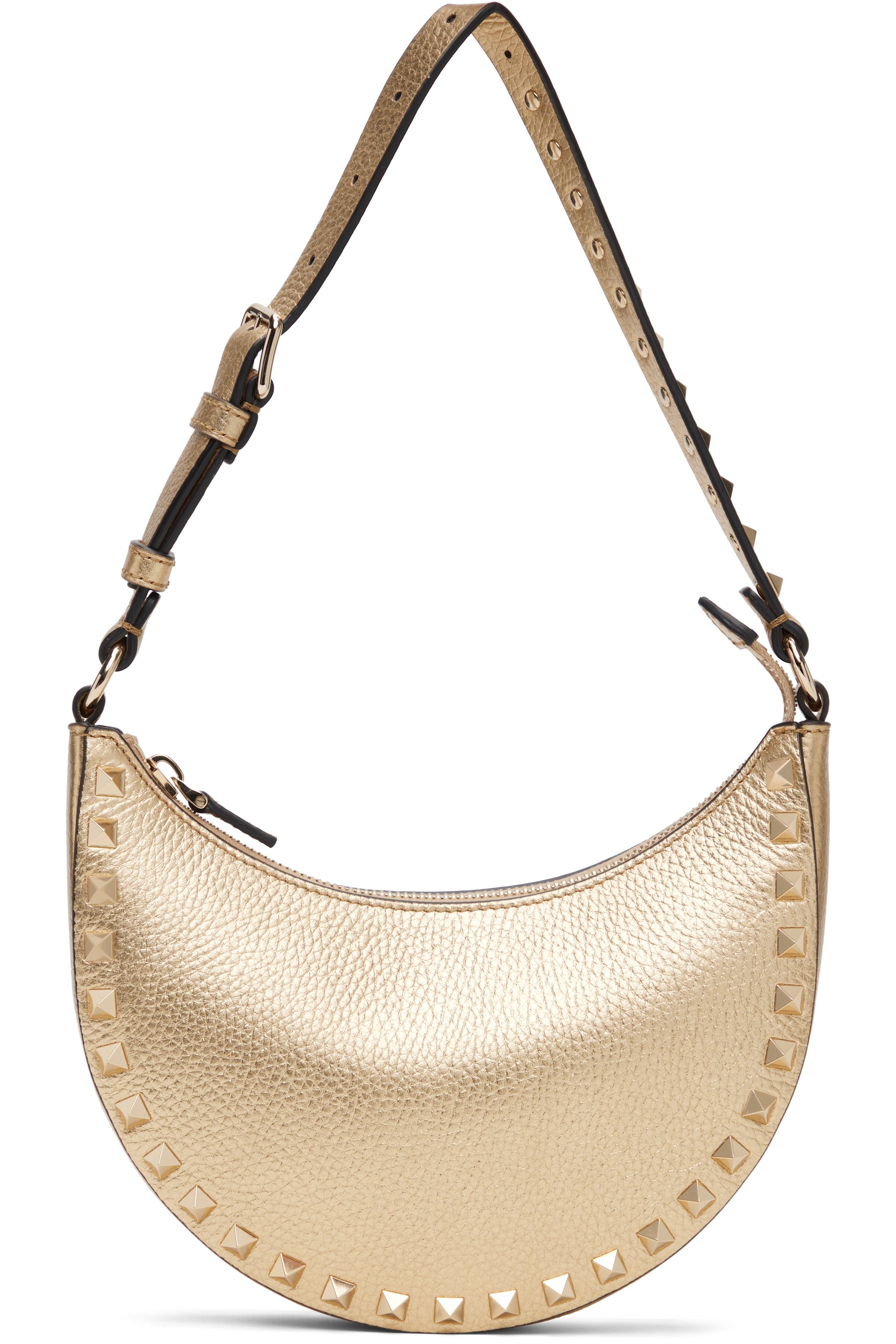 Valentino Garavani - Mini sac doré à clous Rockstud