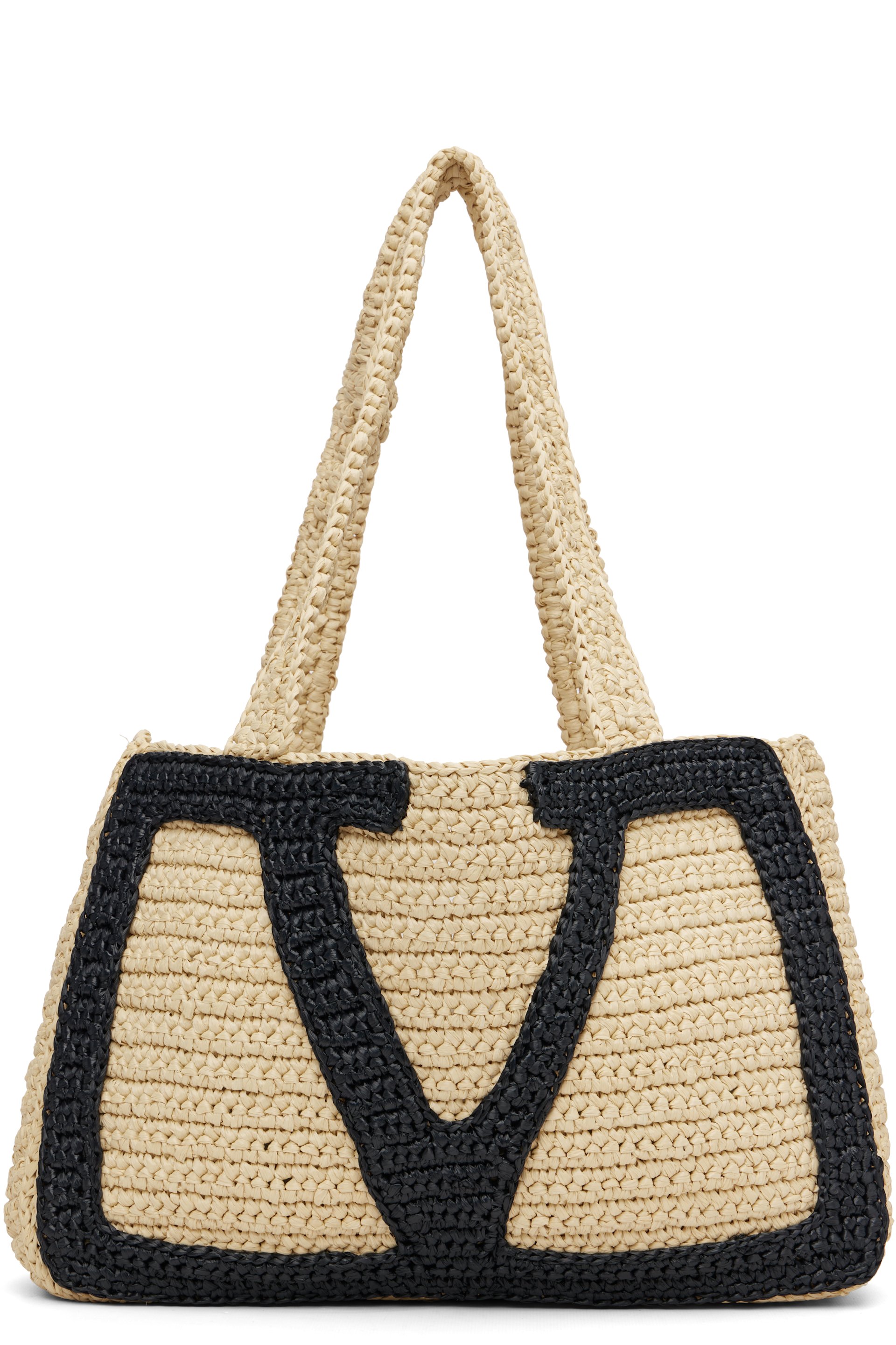 Valentino Garavani - Moyen cabas Viva Superstar beige