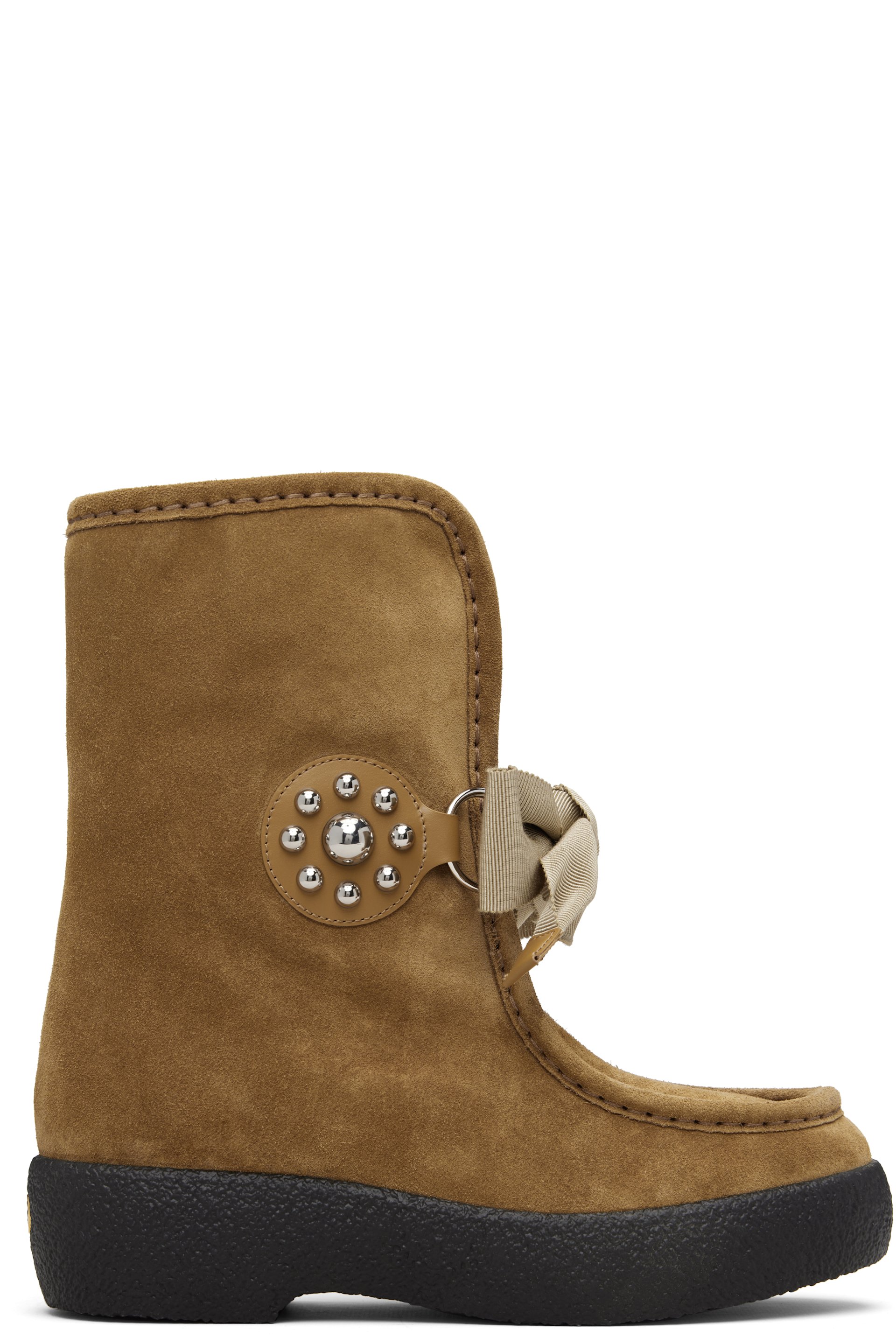 Valentino Garavani - Bottes d'hiver brunes en suède