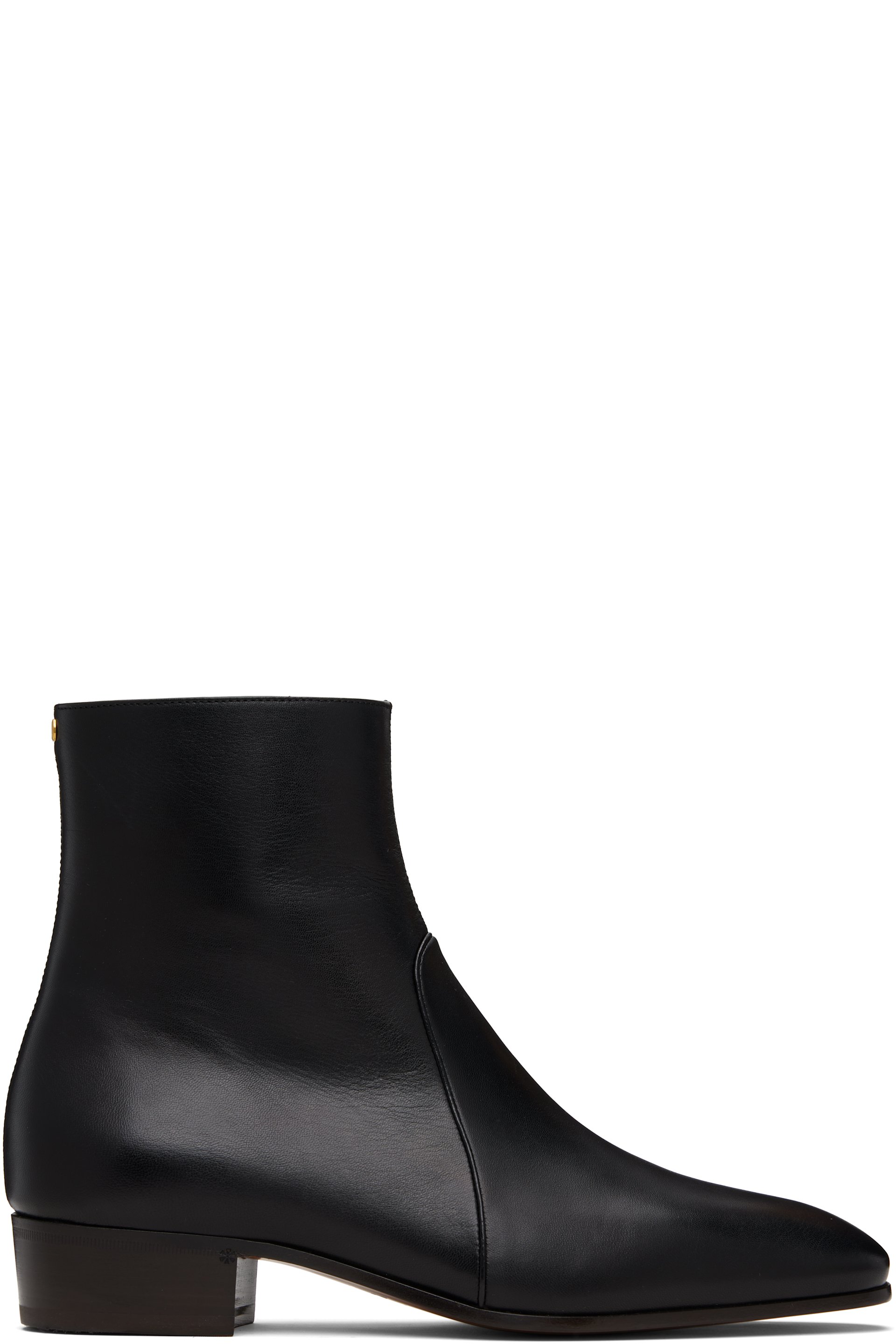 Valentino Garavani - Black Pat Ankle Boots
