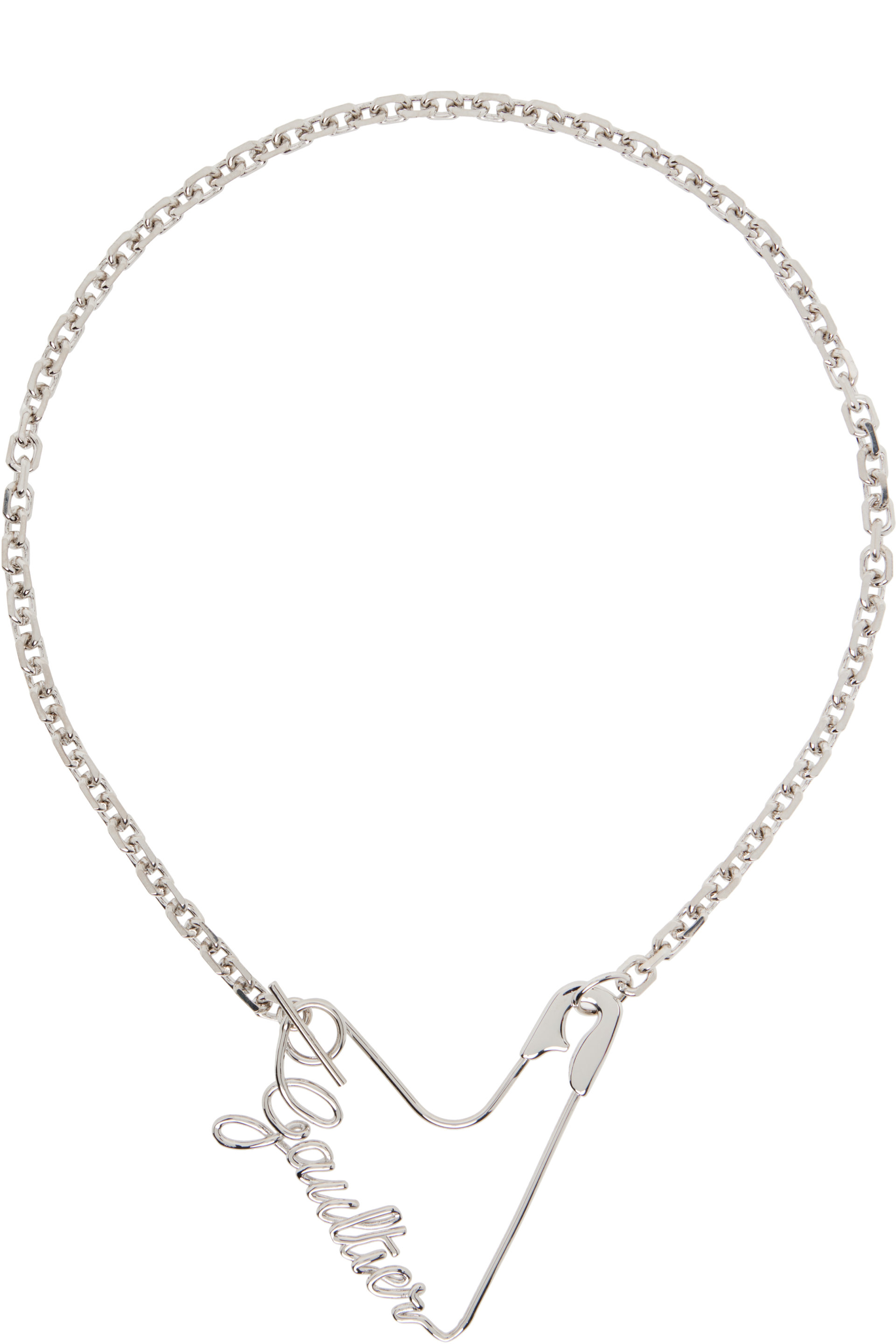 Jean Paul Gaultier - Heart Safety Pin Necklace