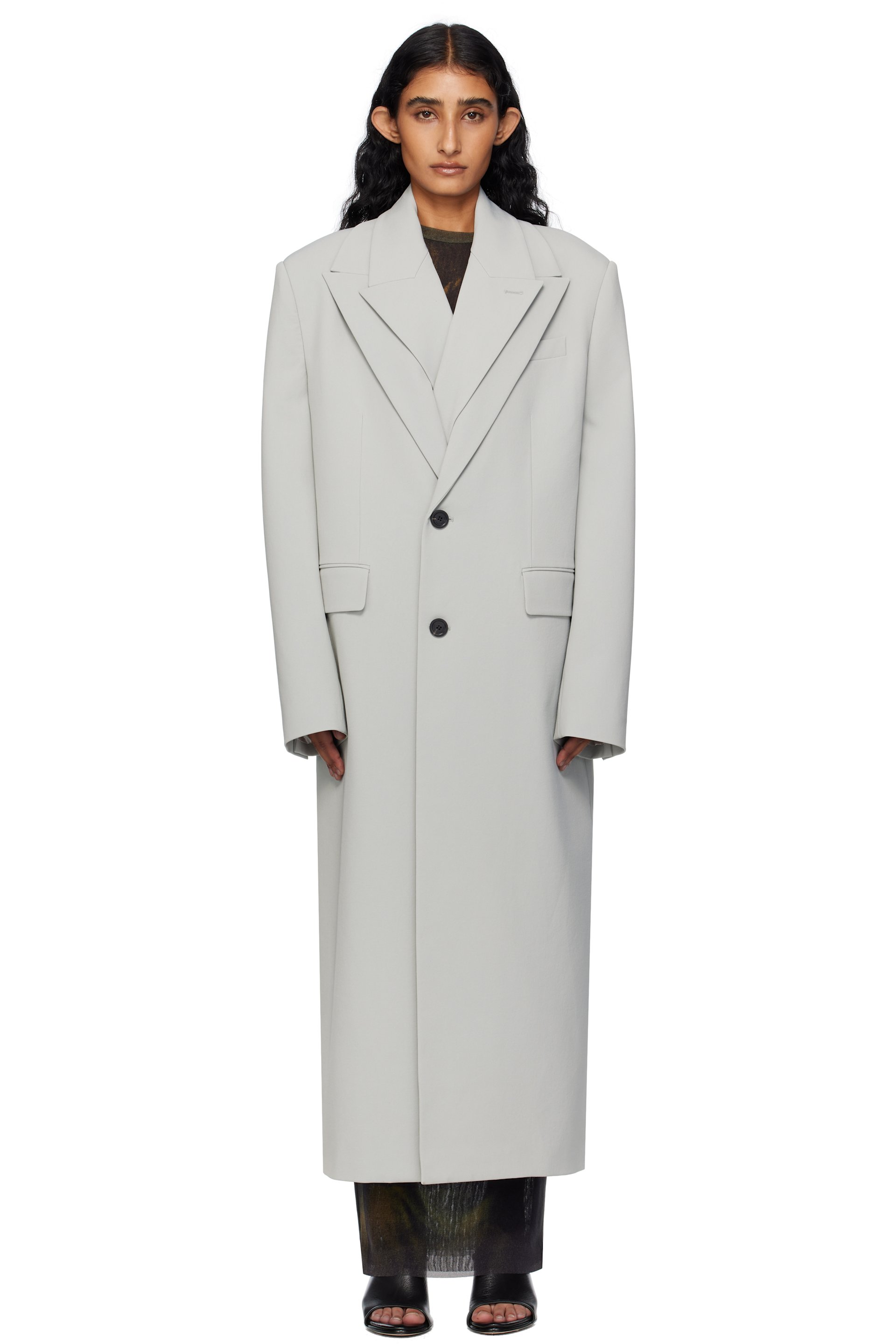 Jean Paul Gaultier - Manteau étagé vert