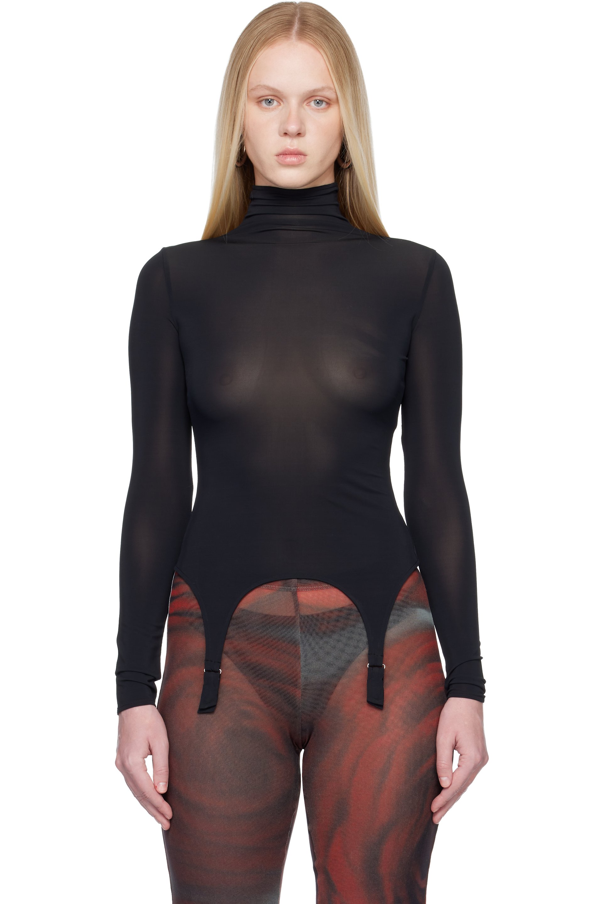 Jean Paul Gaultier - Navy 'The Garter' Top